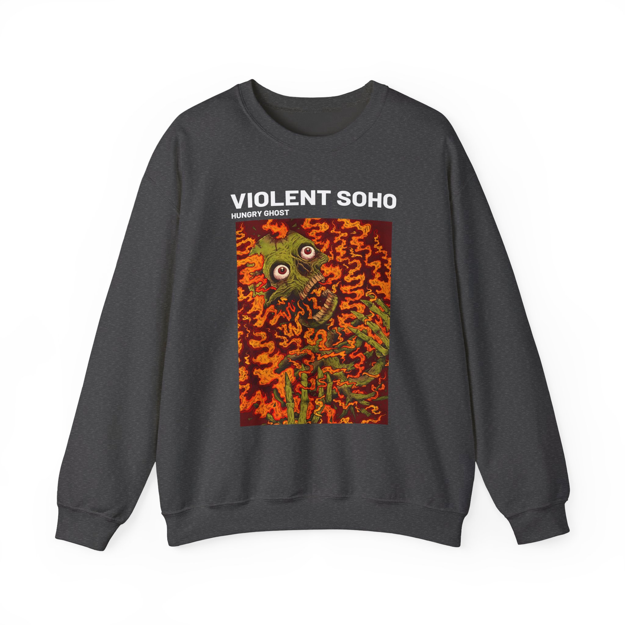 Violent Soho Hungry Ghost Unisex Heavy Blendâ„¢ Crewneck Sweatshirt