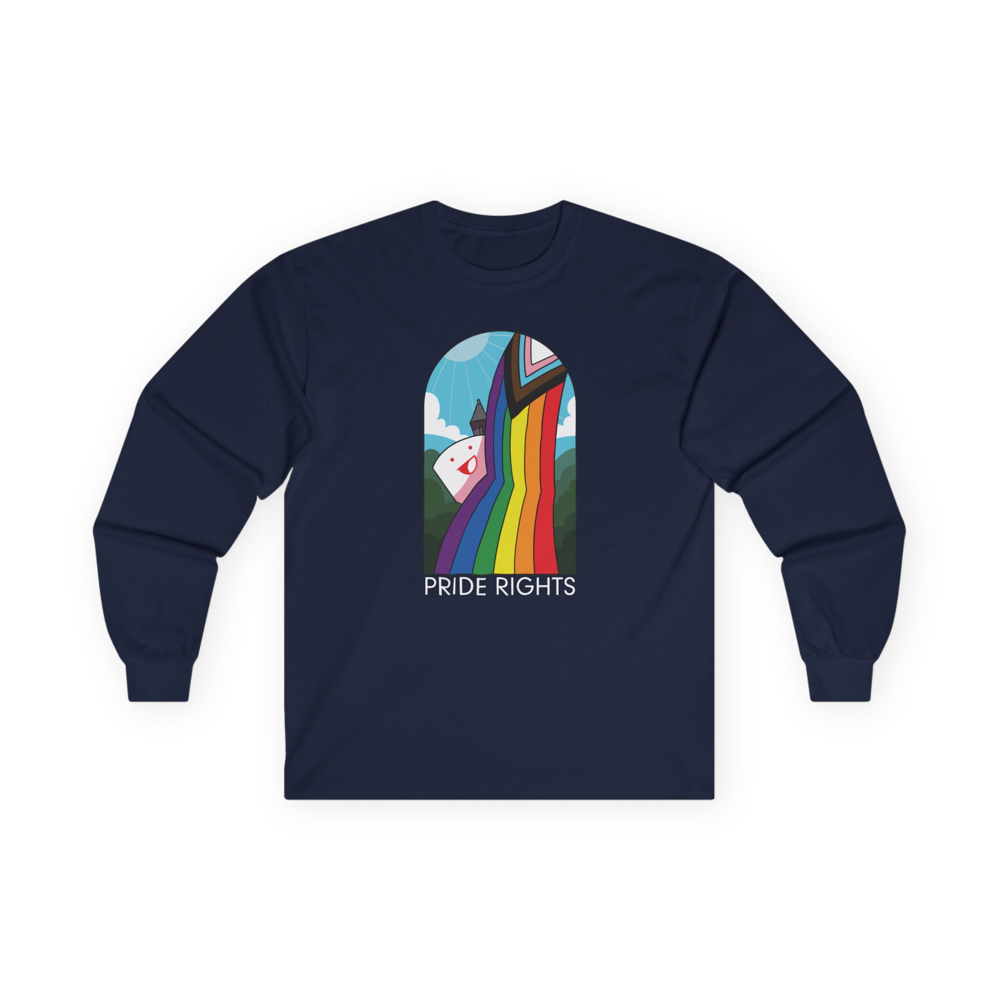 Drawfee Pride Rights Unisex Ultra Cotton Long Sleeve Tee