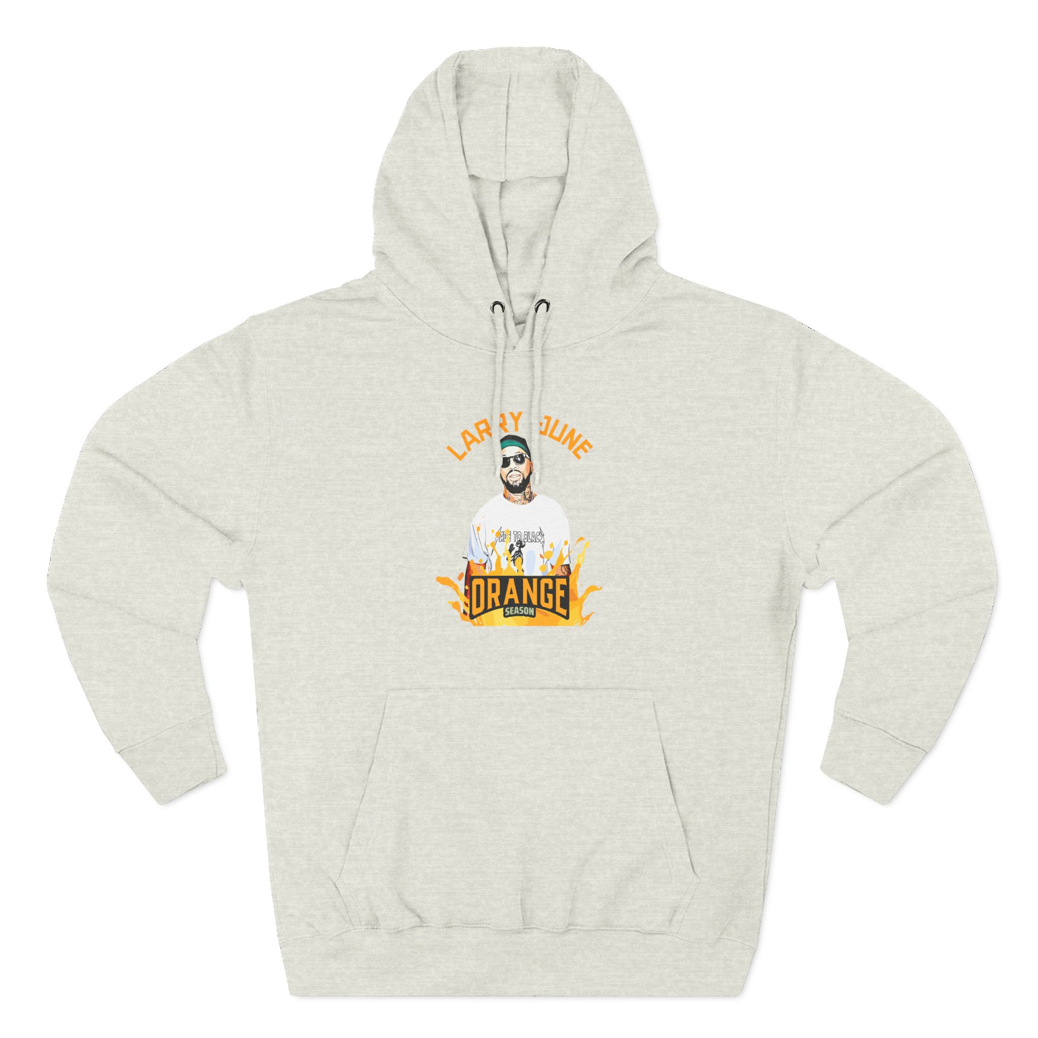 Larry June Three-Panel Fleece Hoodie