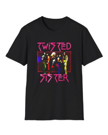 Vintage Group Photo Twisted Sister Unisex Softstyle T-Shirt
