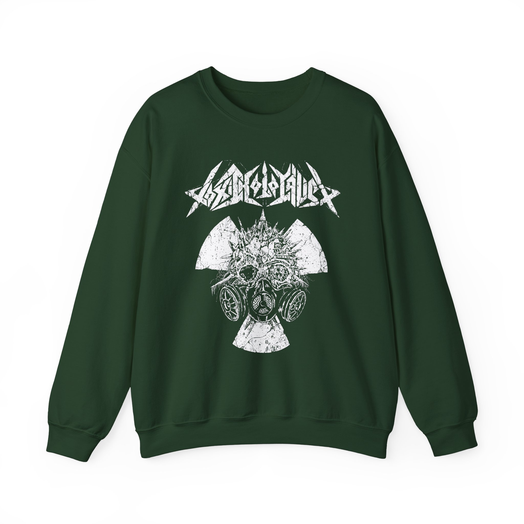 Toxic Holocaust Radiation Gas Mask Unisex Heavy Blendâ„¢ Crewneck Sweatshirt