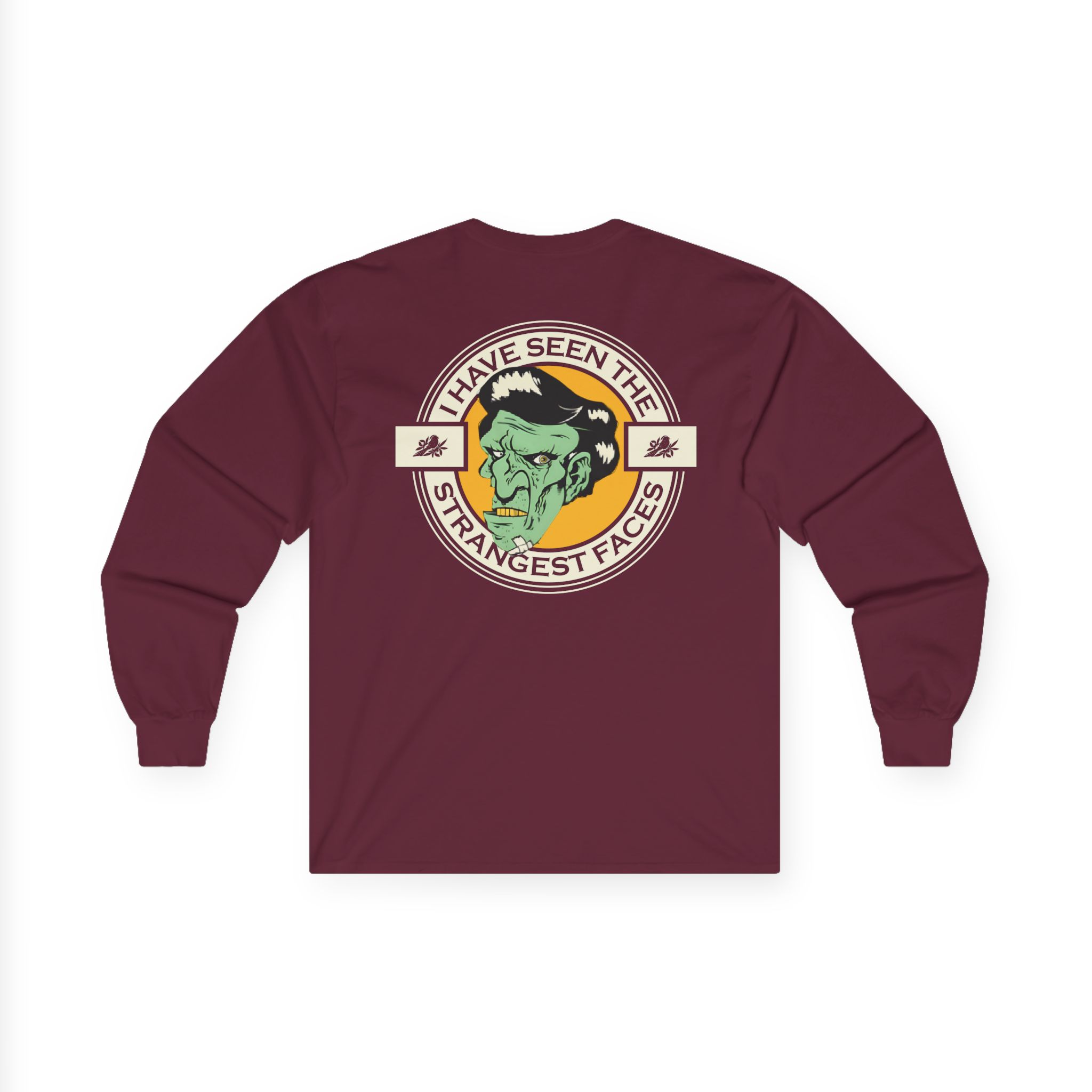 Bayside Strangest Faces Unisex Ultra Cotton Long Sleeve Tee