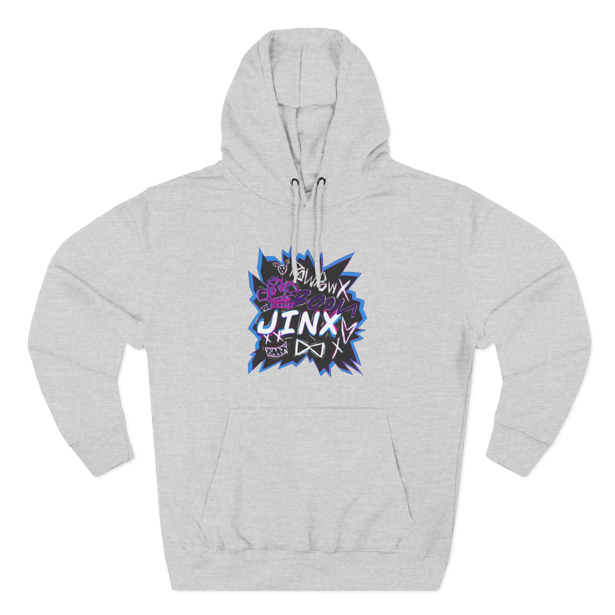 Jinx Three-Panel Fleece Hoodie