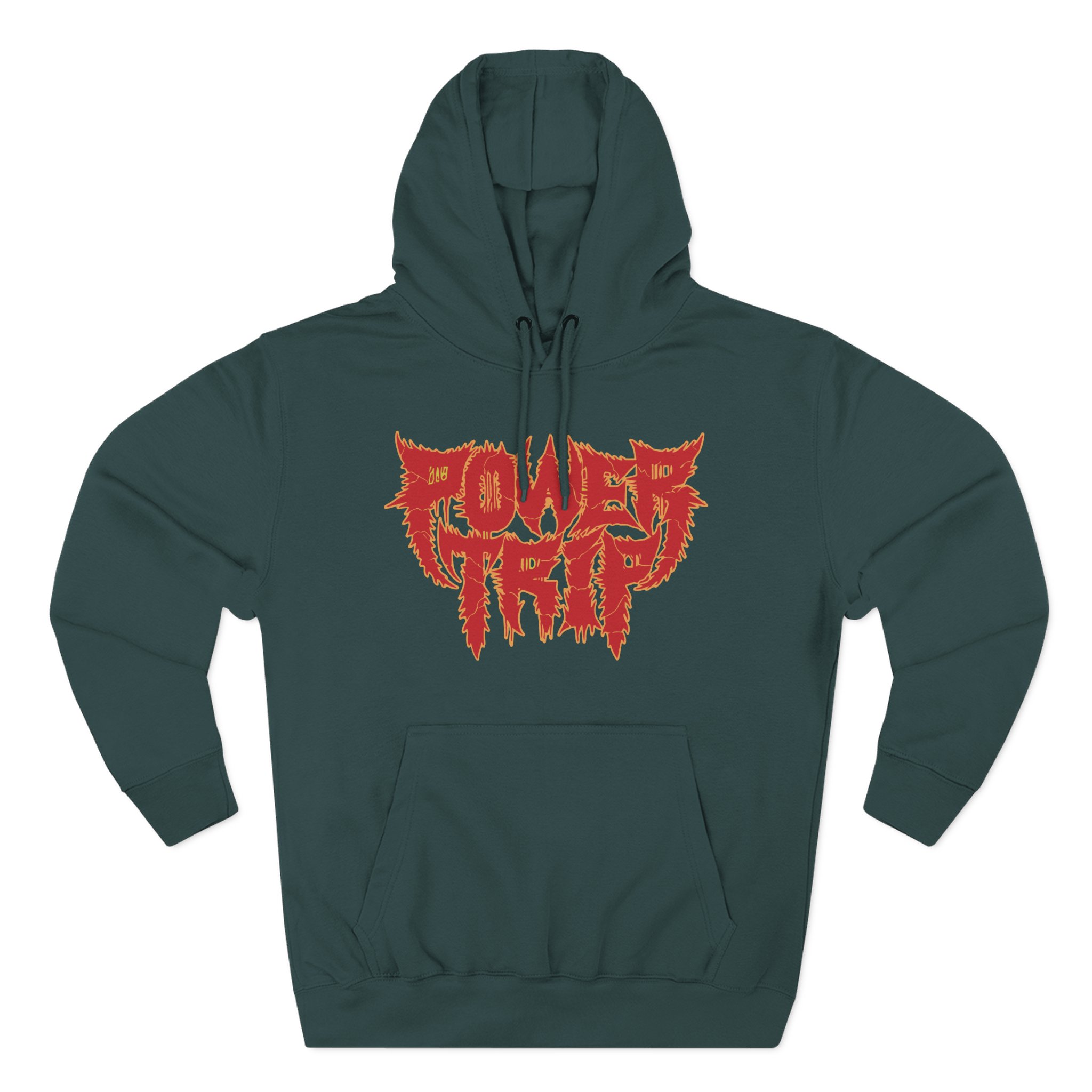 Power Trip Spikey Snake Three-Panel Fleece Hoodie