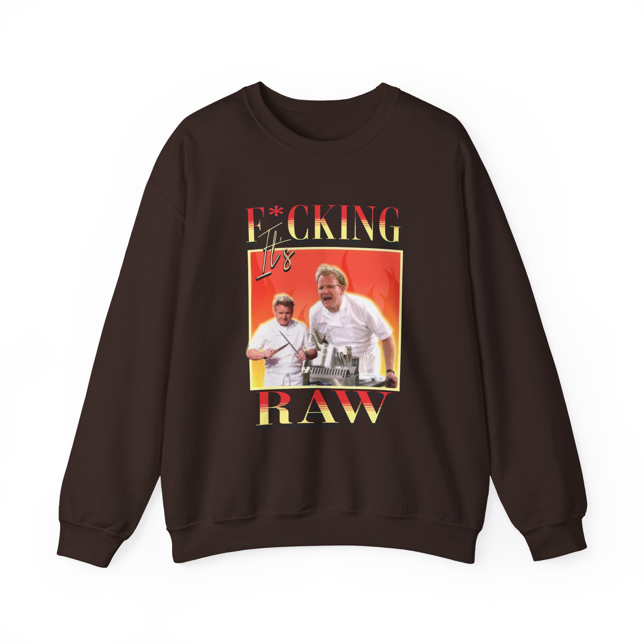 Gordon Ramsay It's F*cking Raw Unisex Heavy Blendâ„¢ Crewneck Sweatshirt