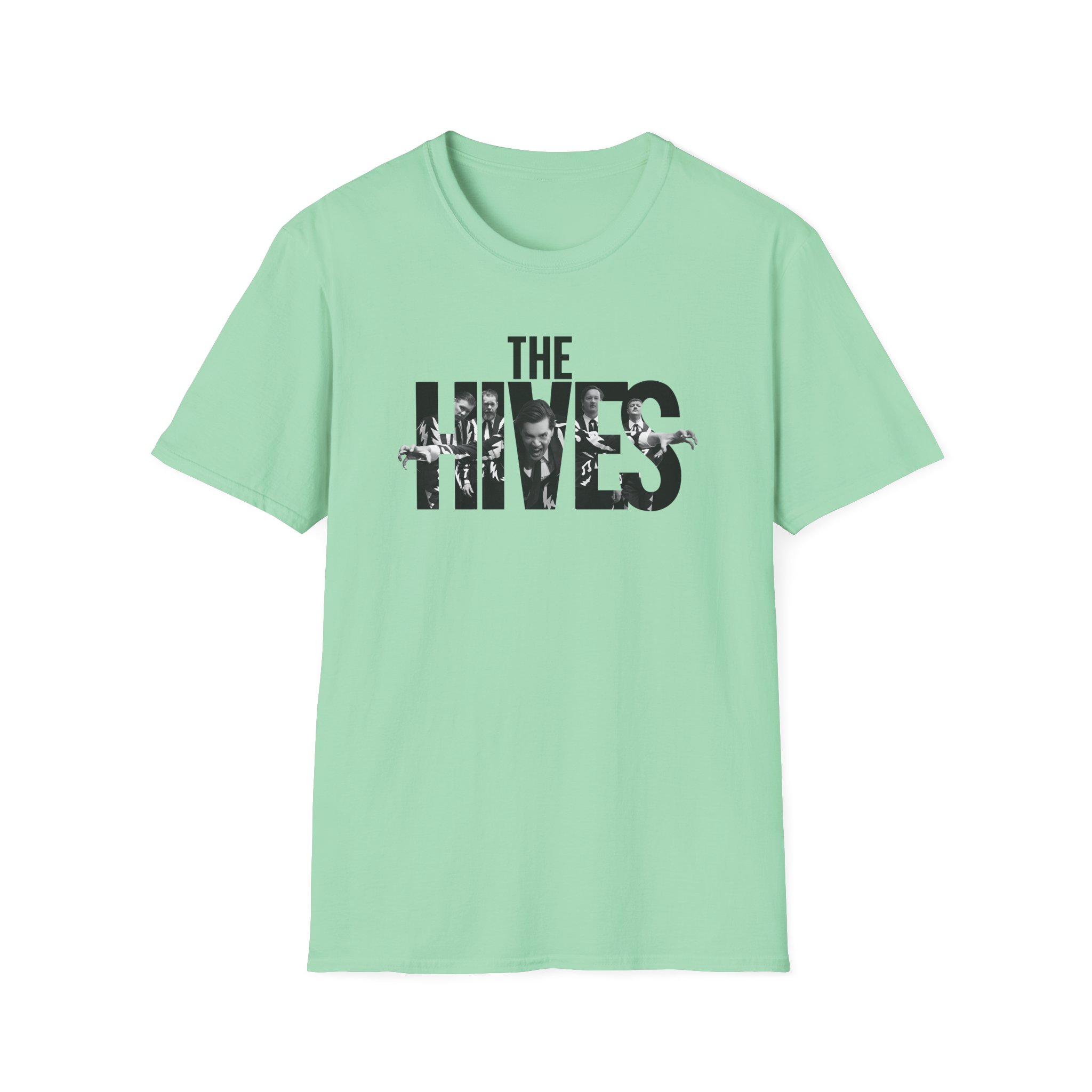 The Hives Logo Photo Infill Unisex Softstyle T-Shirt