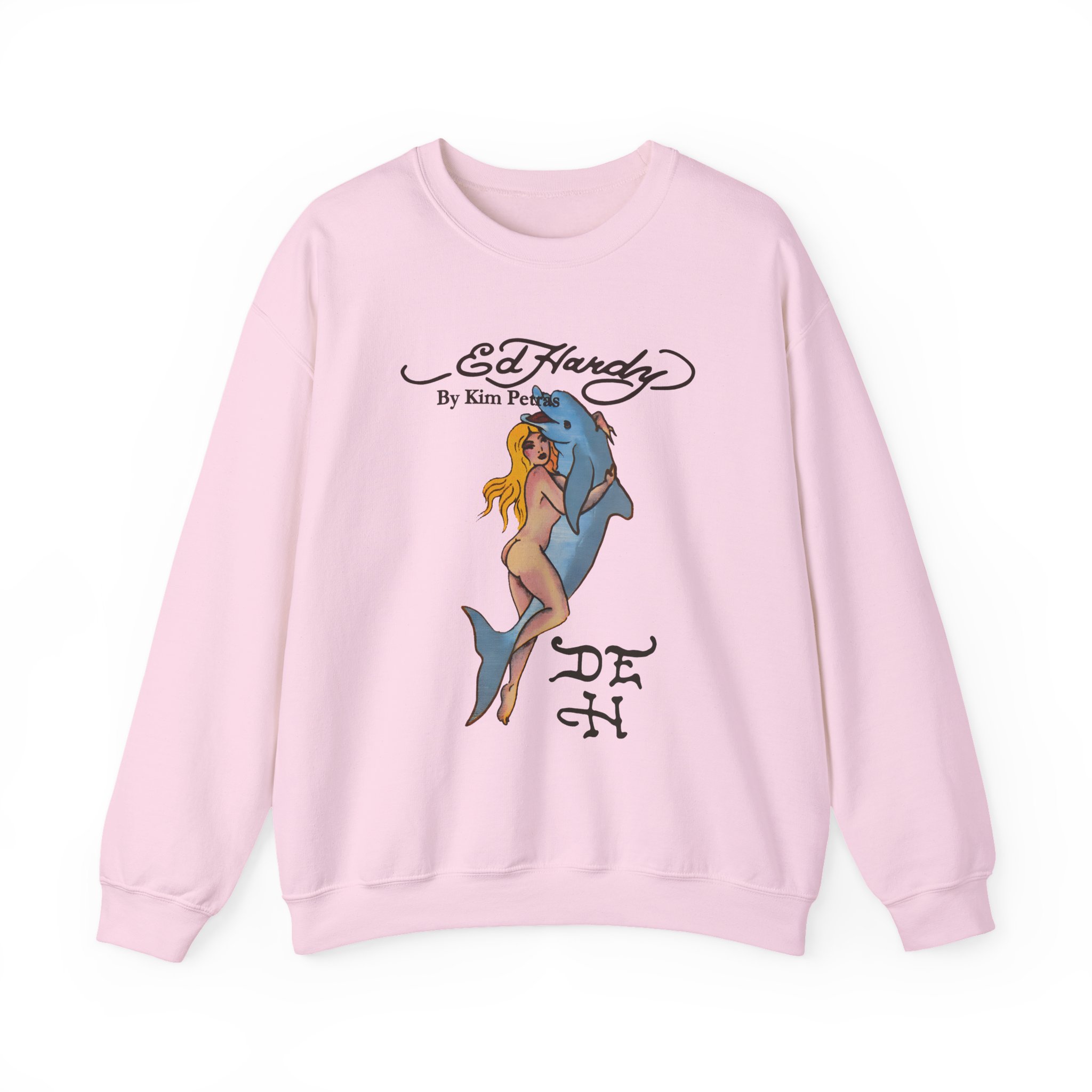 Kim Petras Dolphin Girl Unisex Heavy Blendâ„¢ Crewneck Sweatshirt