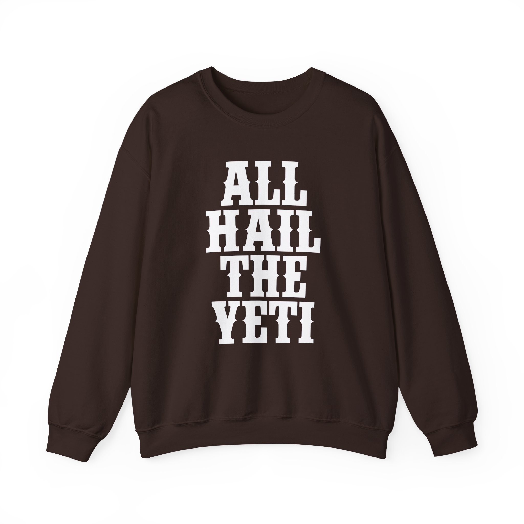 All Hail the Yeti Logo Unisex Heavy Blendâ„¢ Crewneck Sweatshirt