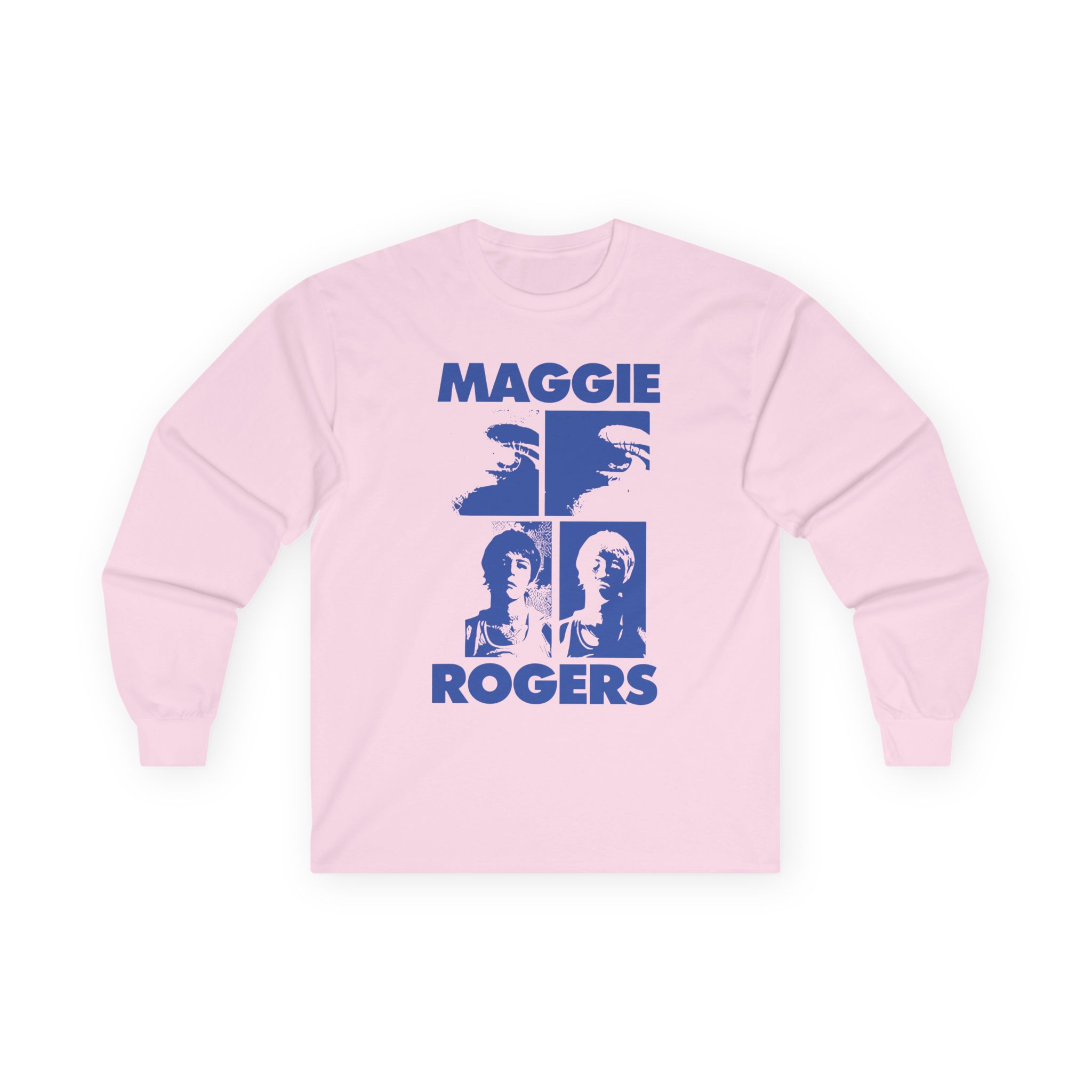 Maggie Rogers Mustard Grid Unisex Ultra Cotton Long Sleeve Tee