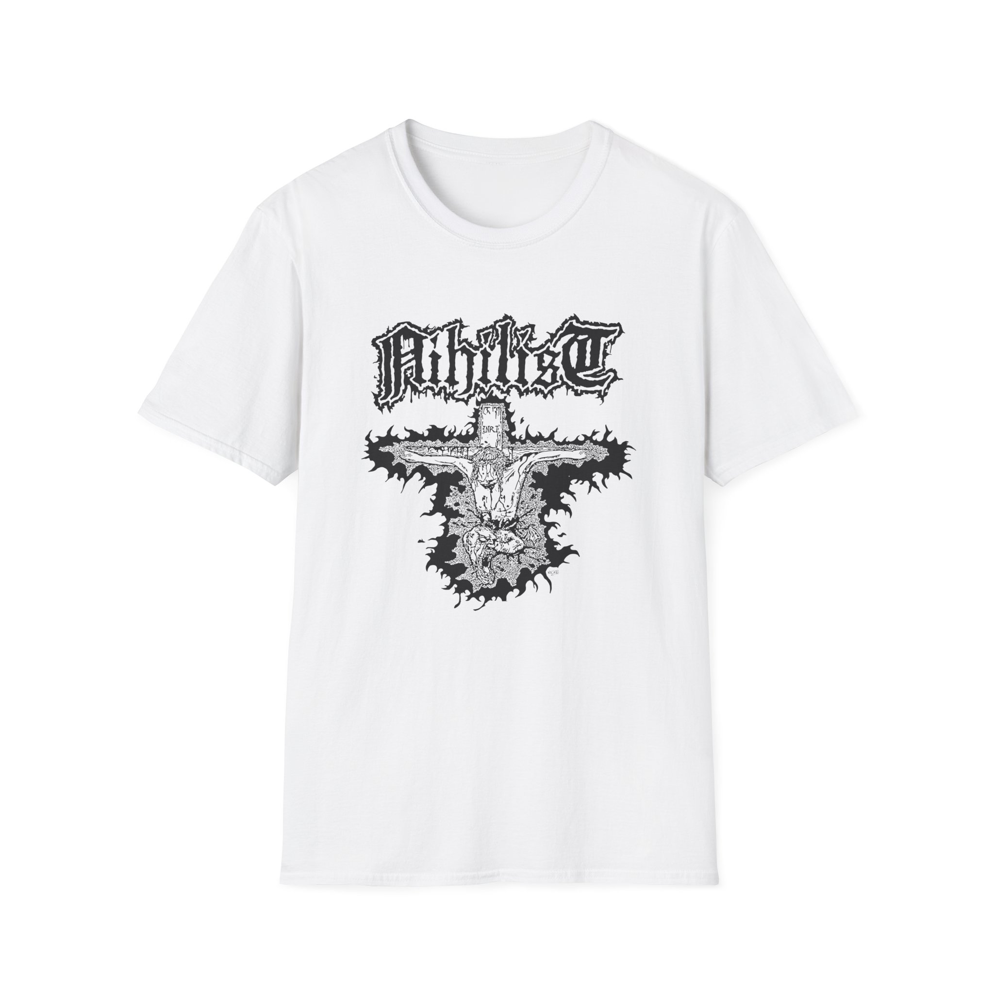 Entombed Nihilist Cross Unisex Softstyle T-Shirt