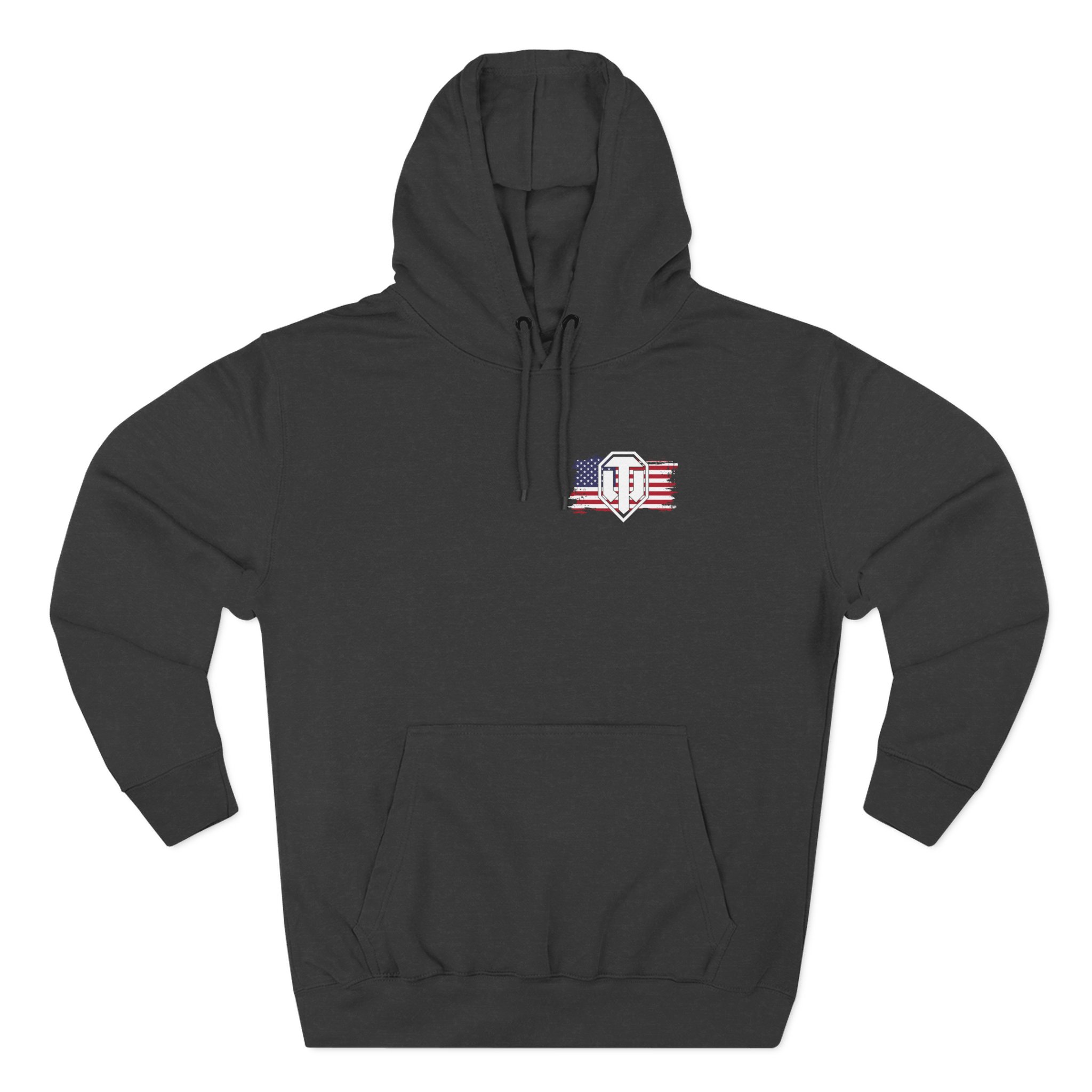 World of Tank Wot July 4th Eagle Three-Panel Fleece Hoodie