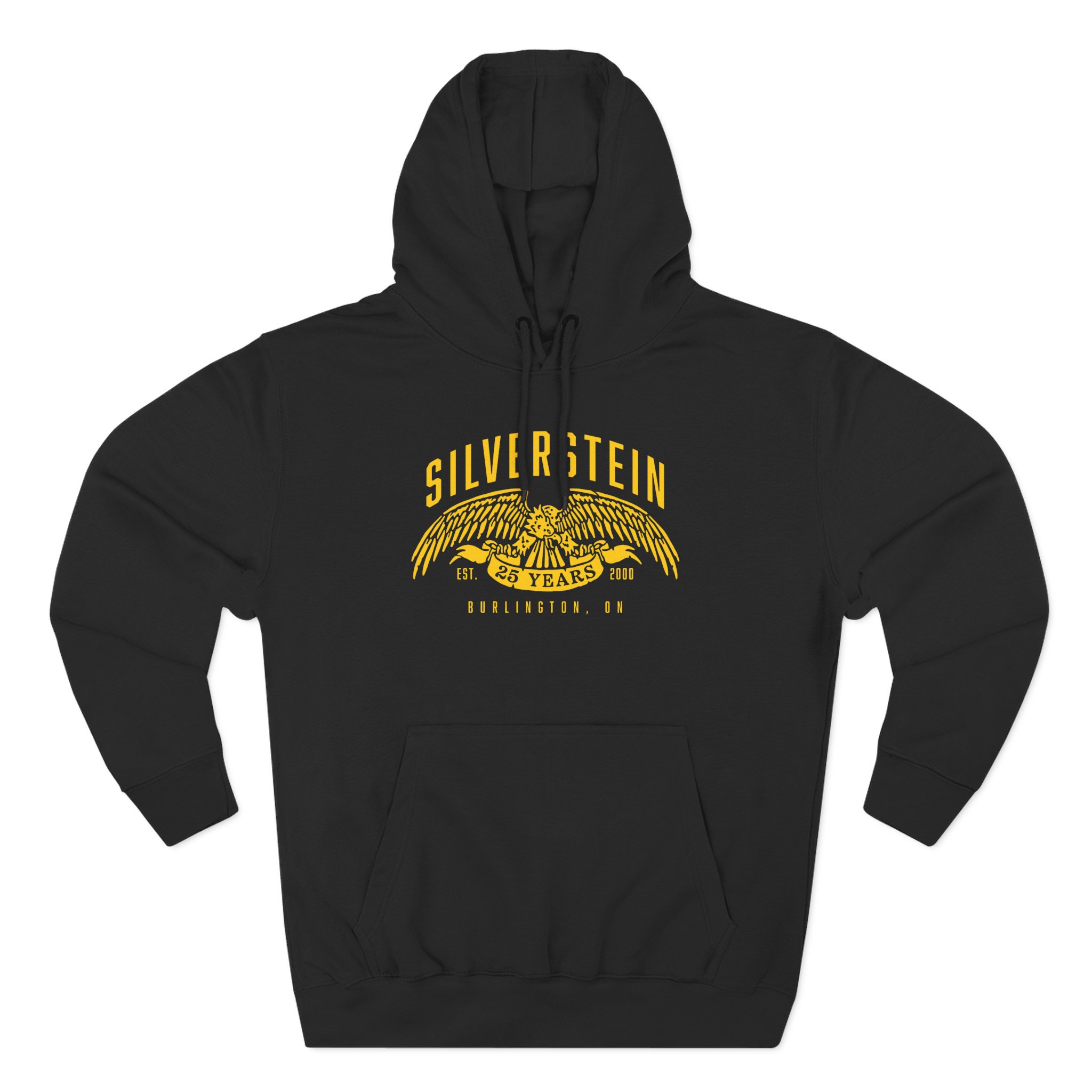 Silverstein Eagle Maroon Three-Panel Fleece Hoodie