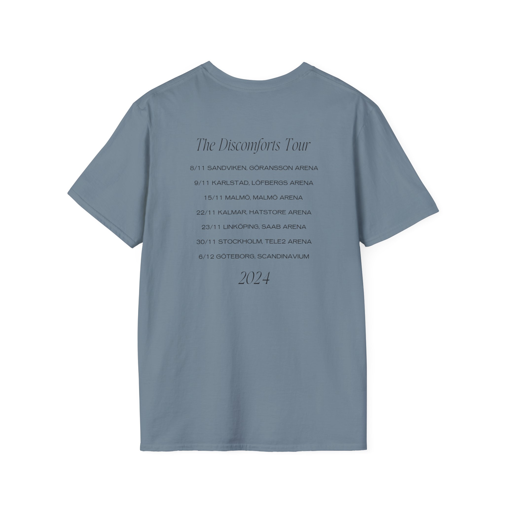 Albin Lee Meldau Discomforts Tour Unisex Softstyle T-Shirt