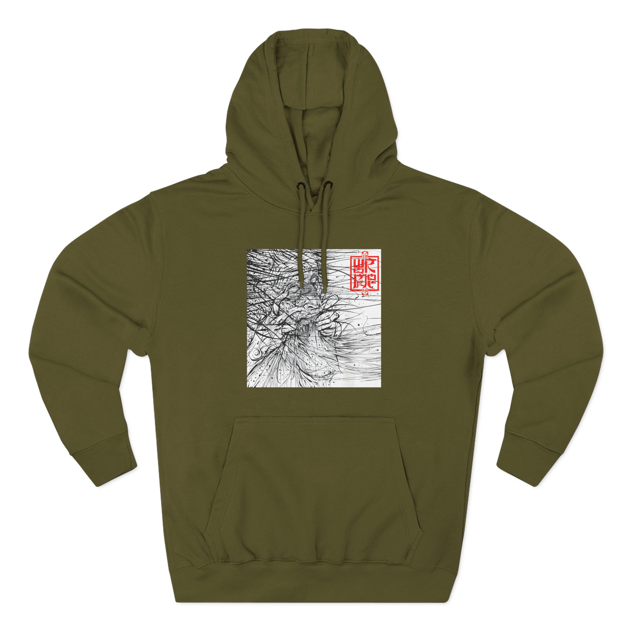 Wormrot Jawripper Three-Panel Fleece Hoodie