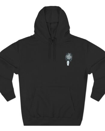 Moose Blood Vase Three-Panel Fleece Hoodie