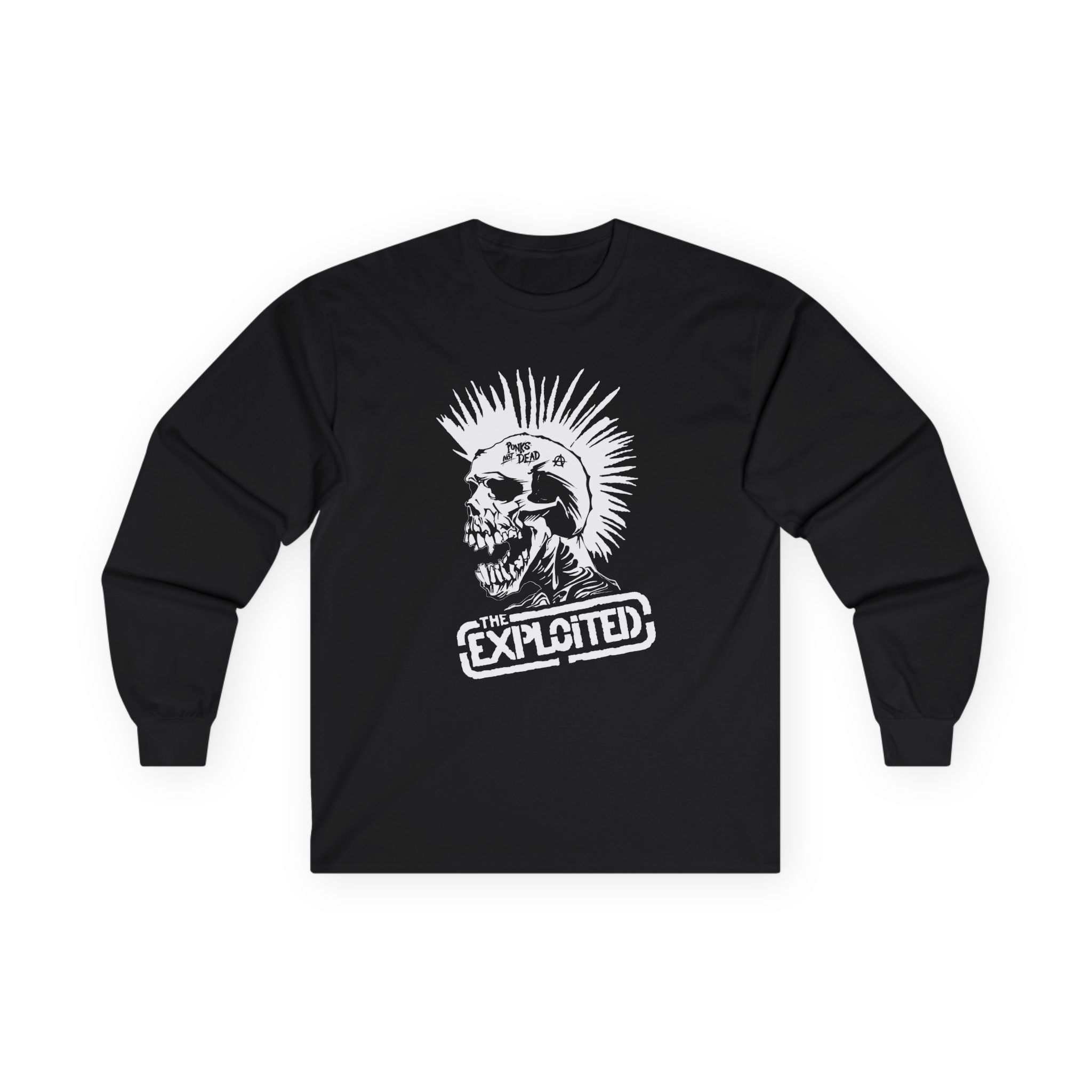 The Exploited Punk's Not Dead Unisex Ultra Cotton Long Sleeve Tee