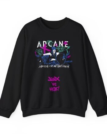 Jinx Arcane Unisex Heavy Blend™ Crewneck Sweatshirt
