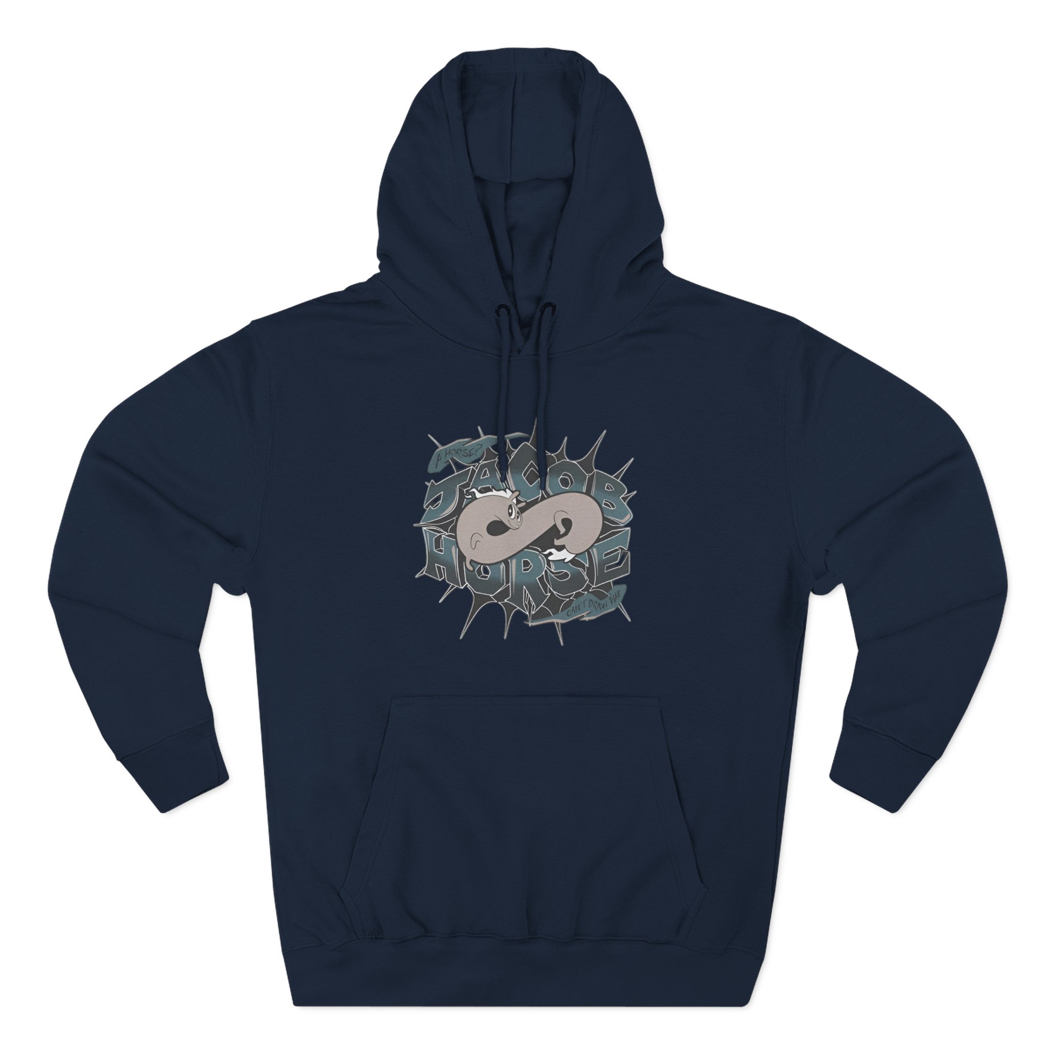 Drawfee Jacob Horse Three-Panel Fleece Hoodie