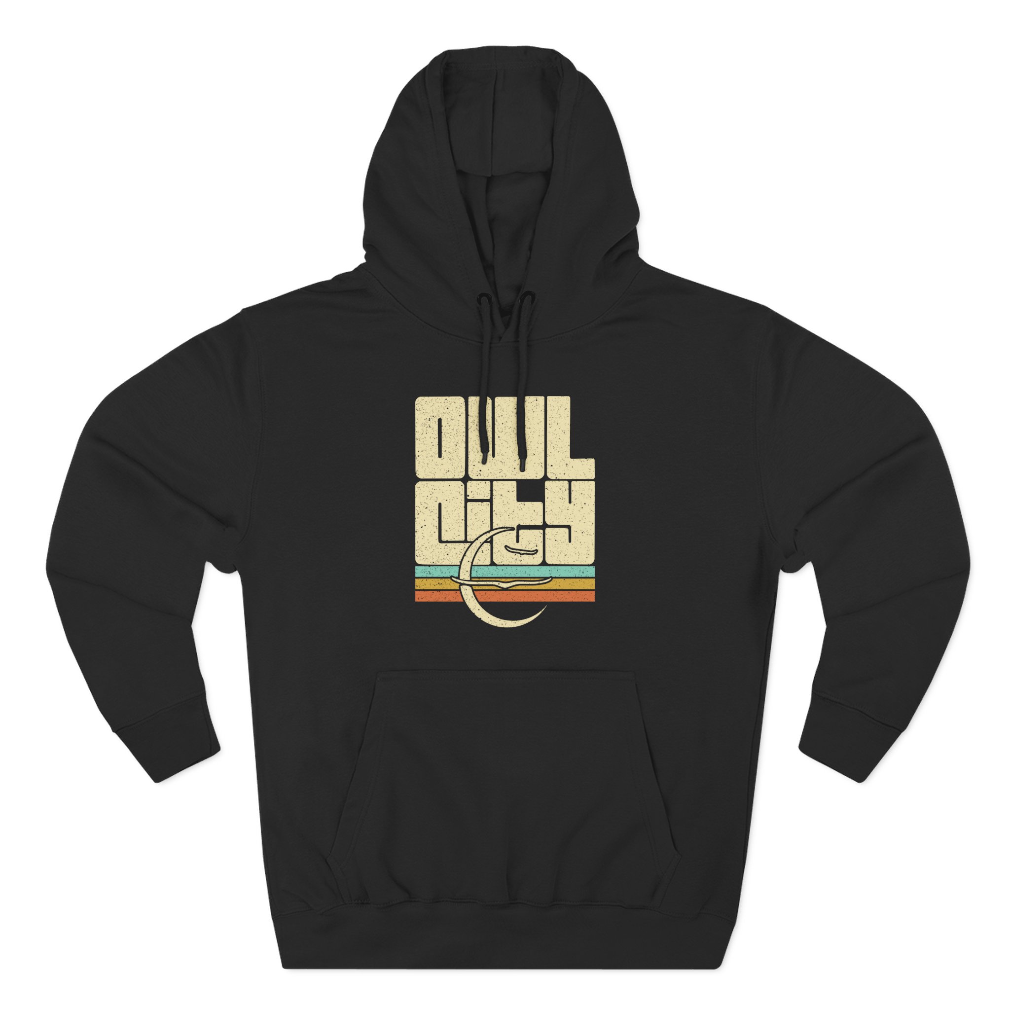 Owl City Emblem Vintage Three-Panel Fleece Hoodie