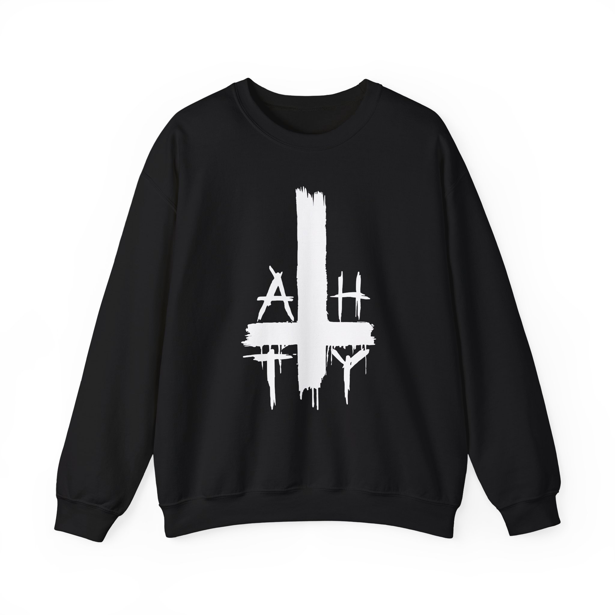 All Hail the Yeti Worship Satan Unisex Heavy Blendâ„¢ Crewneck Sweatshirt