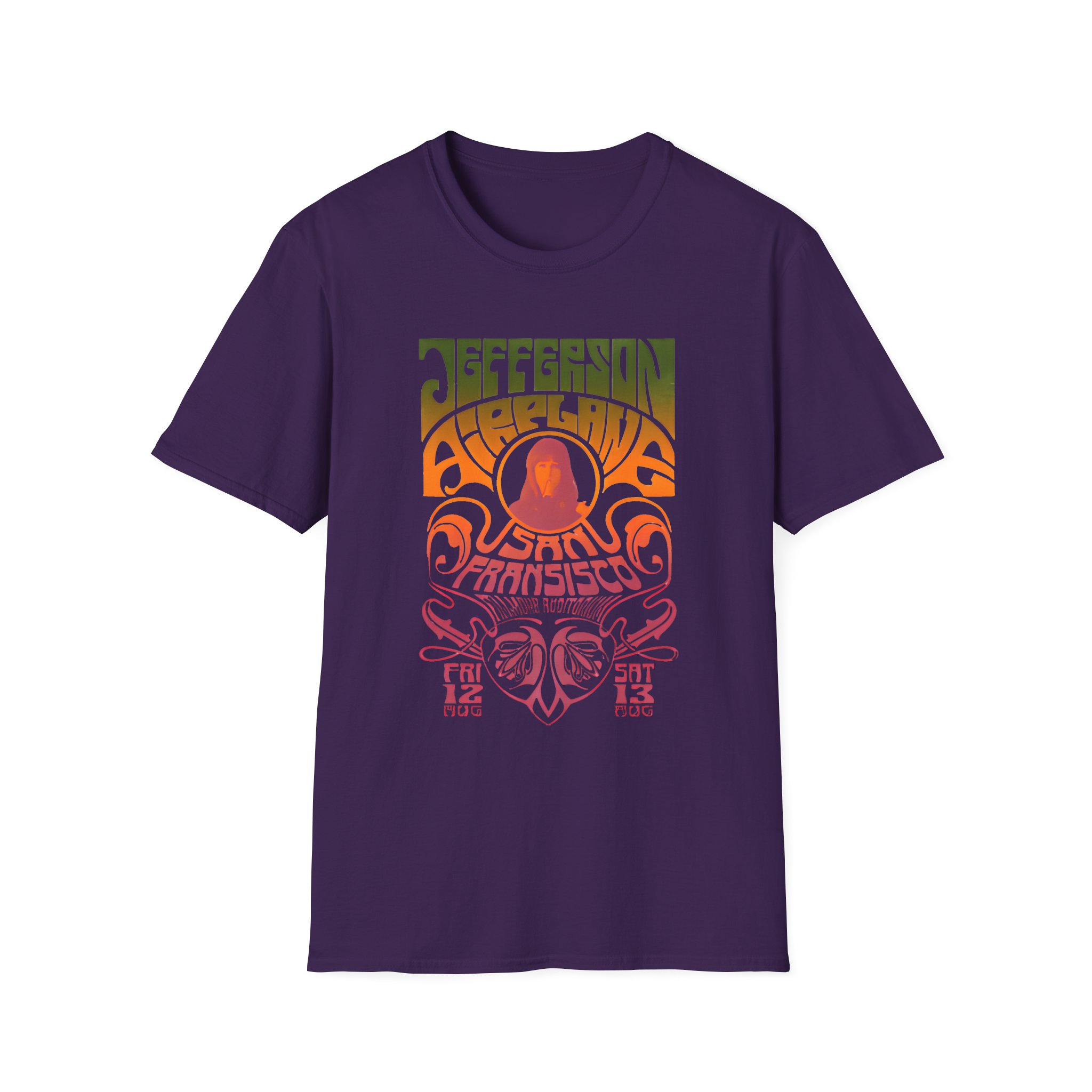 Jefferson Airplane Psychedelic Unisex Softstyle T-Shirt