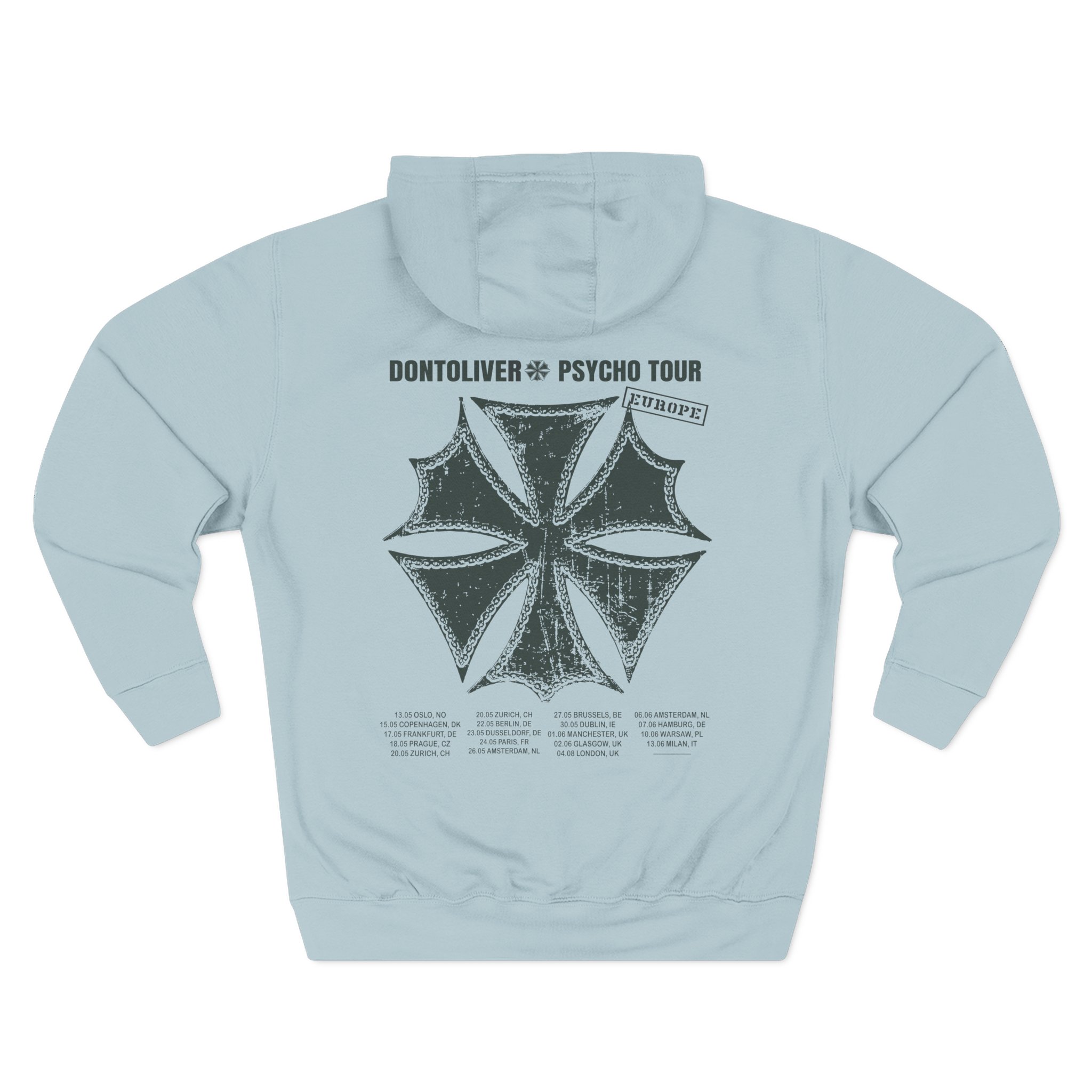 Don Toliver Psycho Tour Emblem Three-Panel Fleece Hoodie