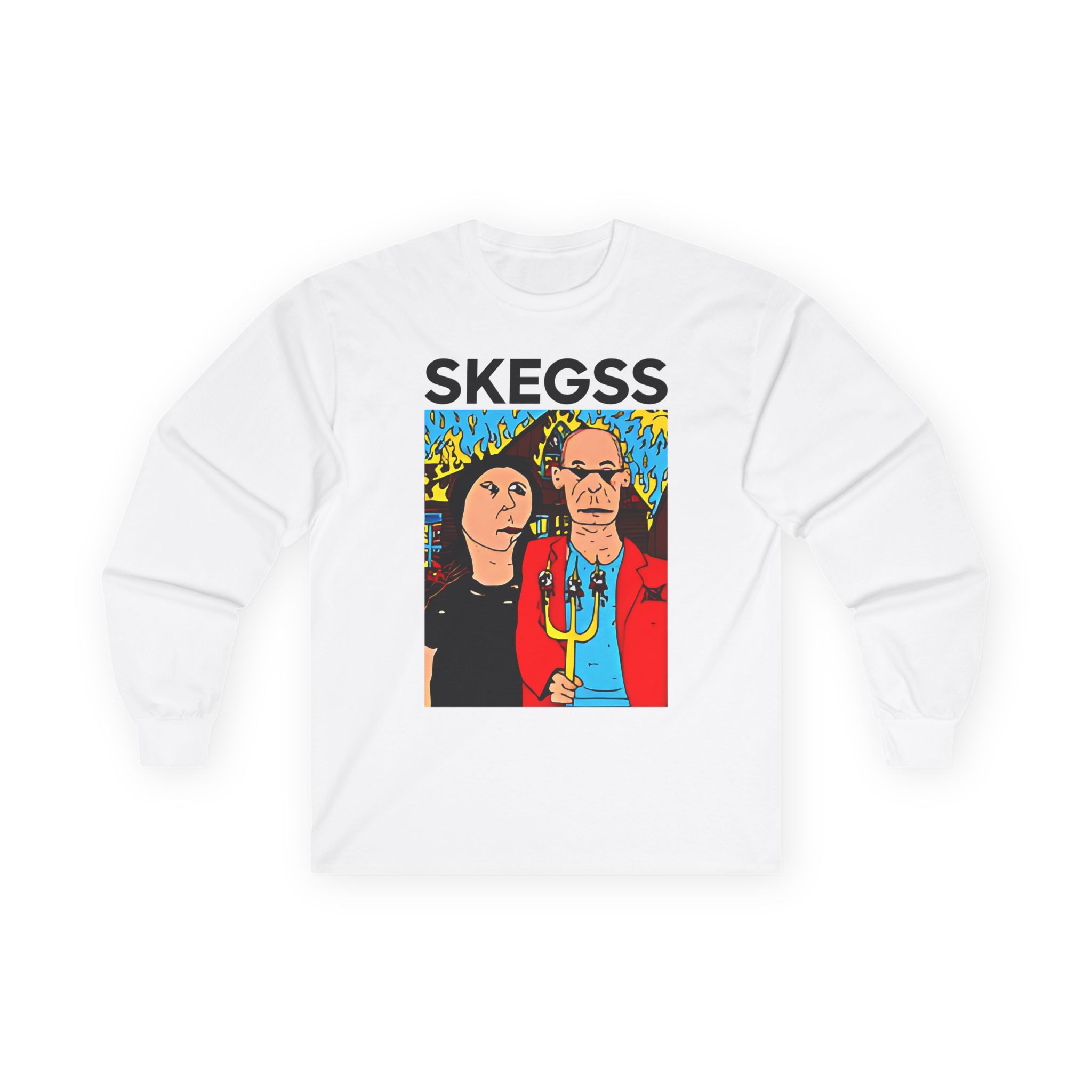 Skegss Gothic America Unisex Ultra Cotton Long Sleeve Tee