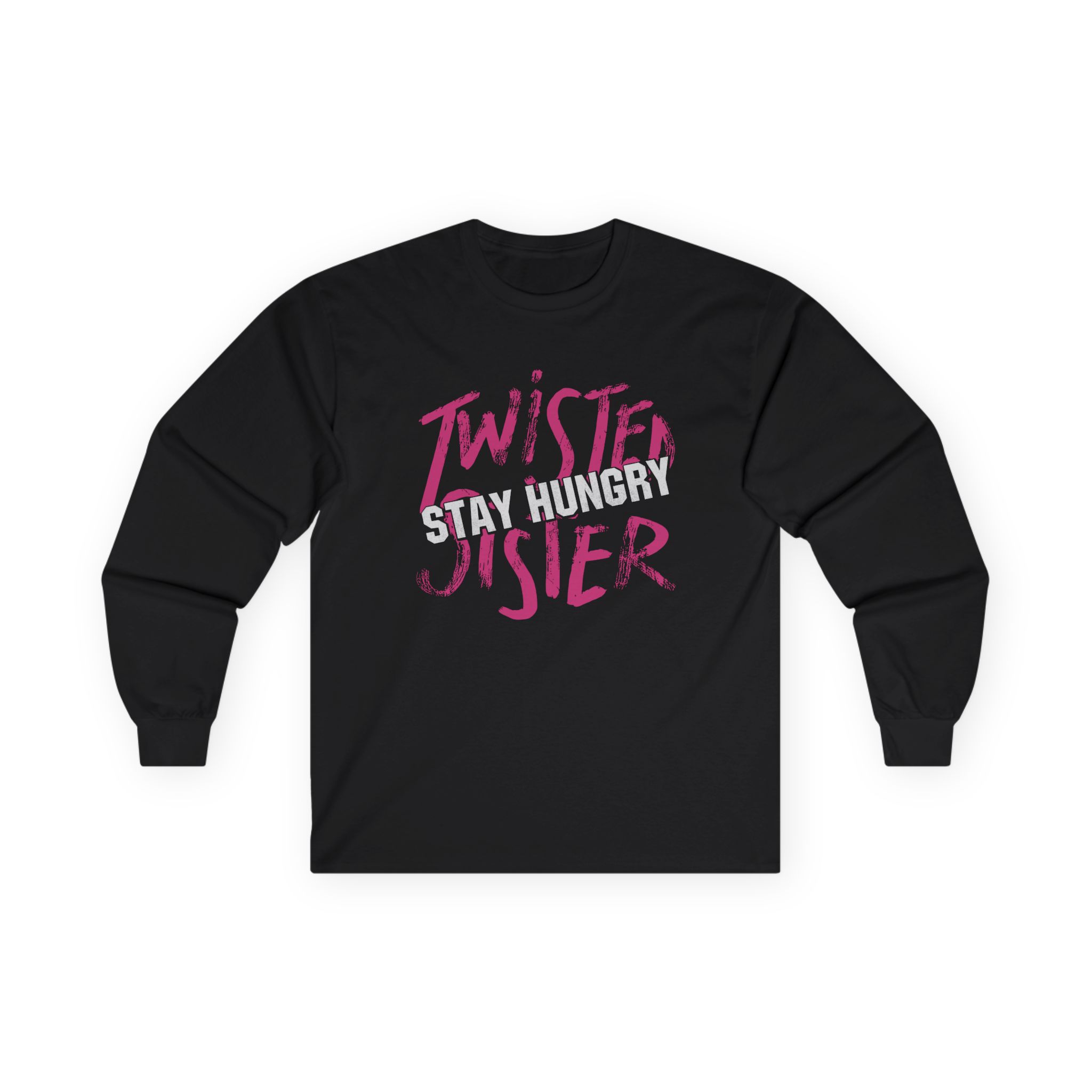 Distressed We're Not Gonna Take It Twisted Sister Unisex Ultra Cotton Long Sleeve Tee