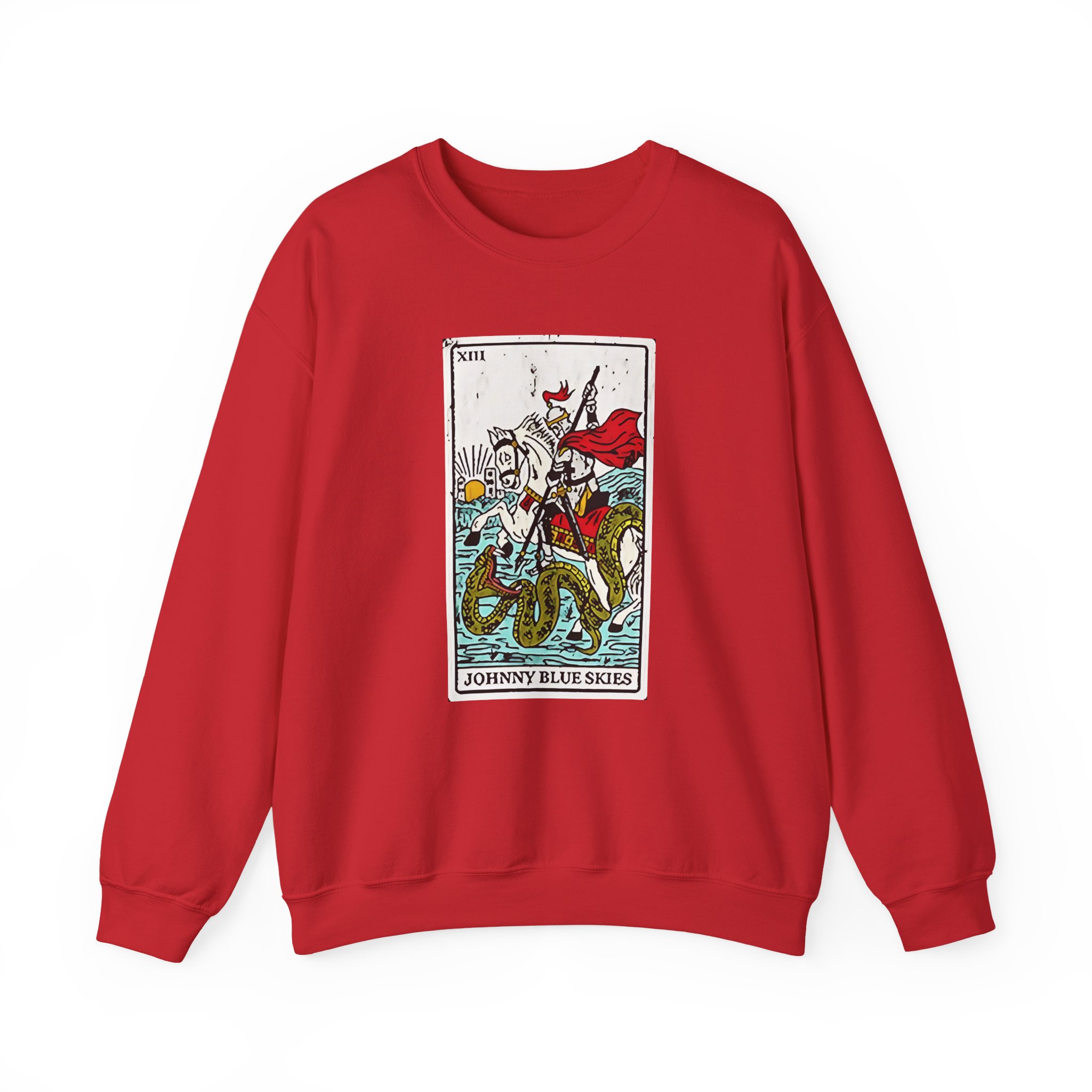 Sturgill Simpson Death Card Unisex Heavy Blendâ„¢ Crewneck Sweatshirt