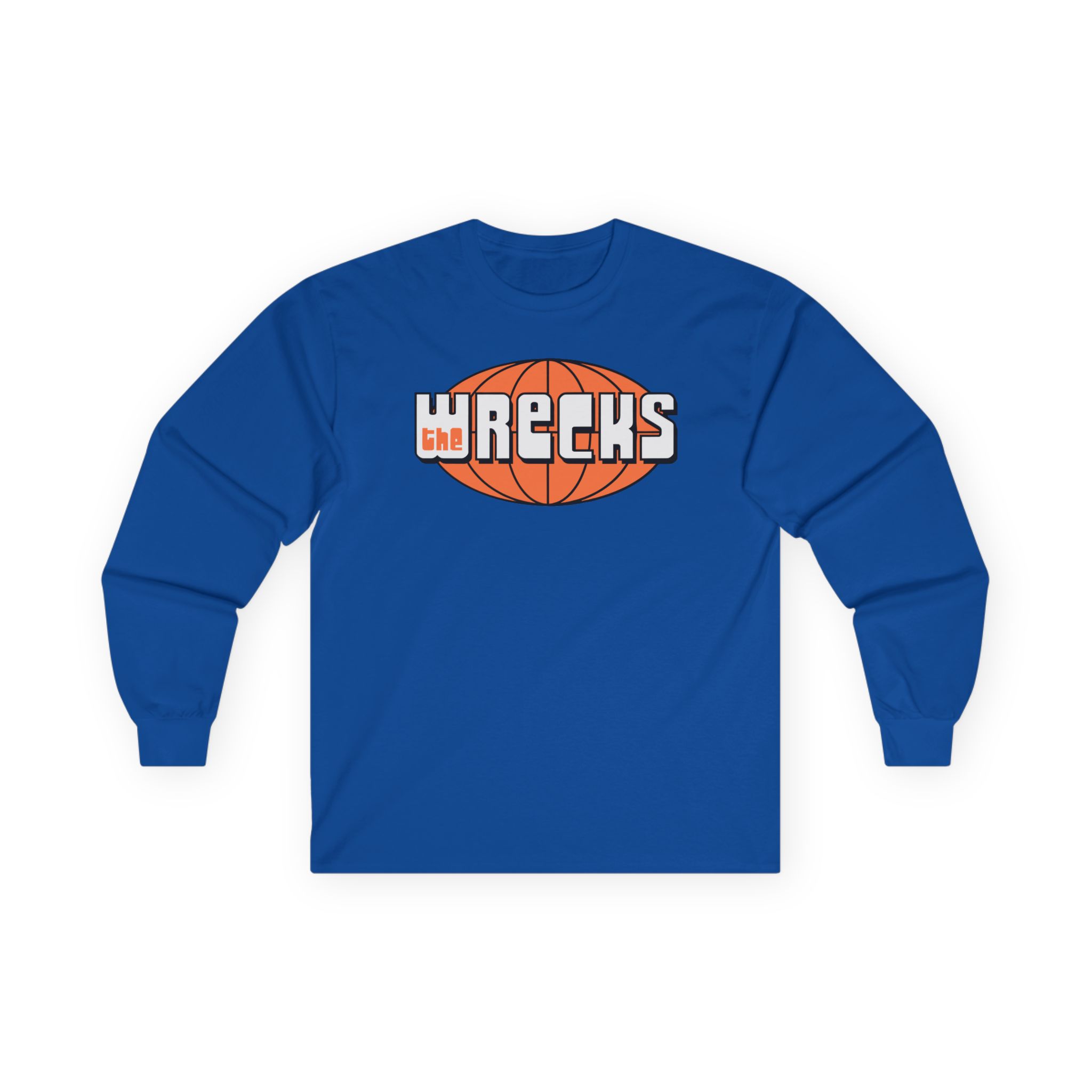 The Wrecks Retro Globe Unisex Ultra Cotton Long Sleeve Tee