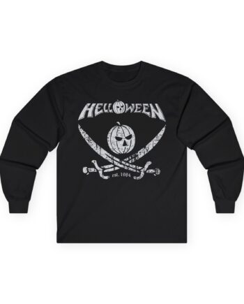 Helloween Pirate Pumpkin Unisex Ultra Cotton Long Sleeve Tee