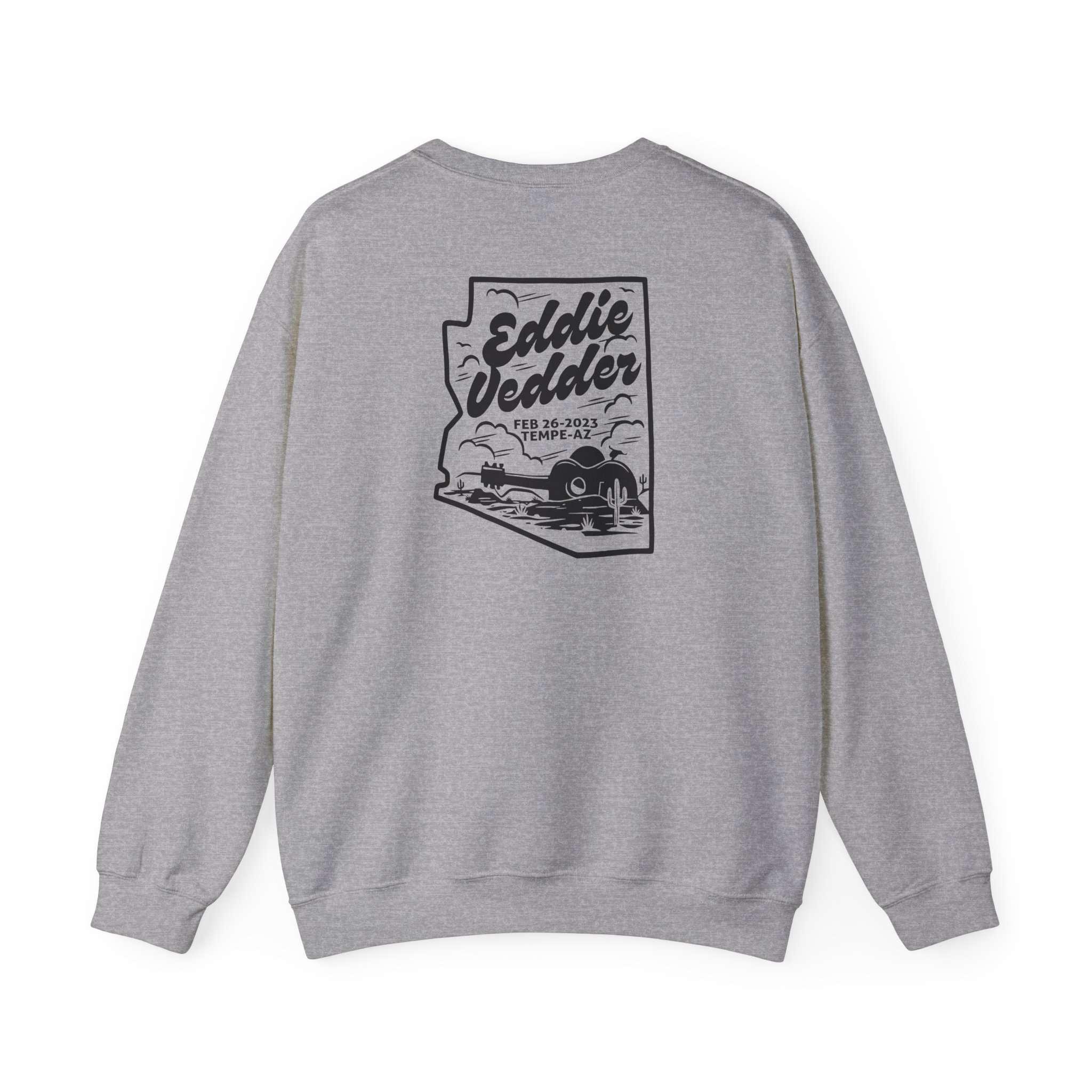 Eddie Vedder AZ Map Unisex Heavy Blendâ„¢ Crewneck Sweatshirt