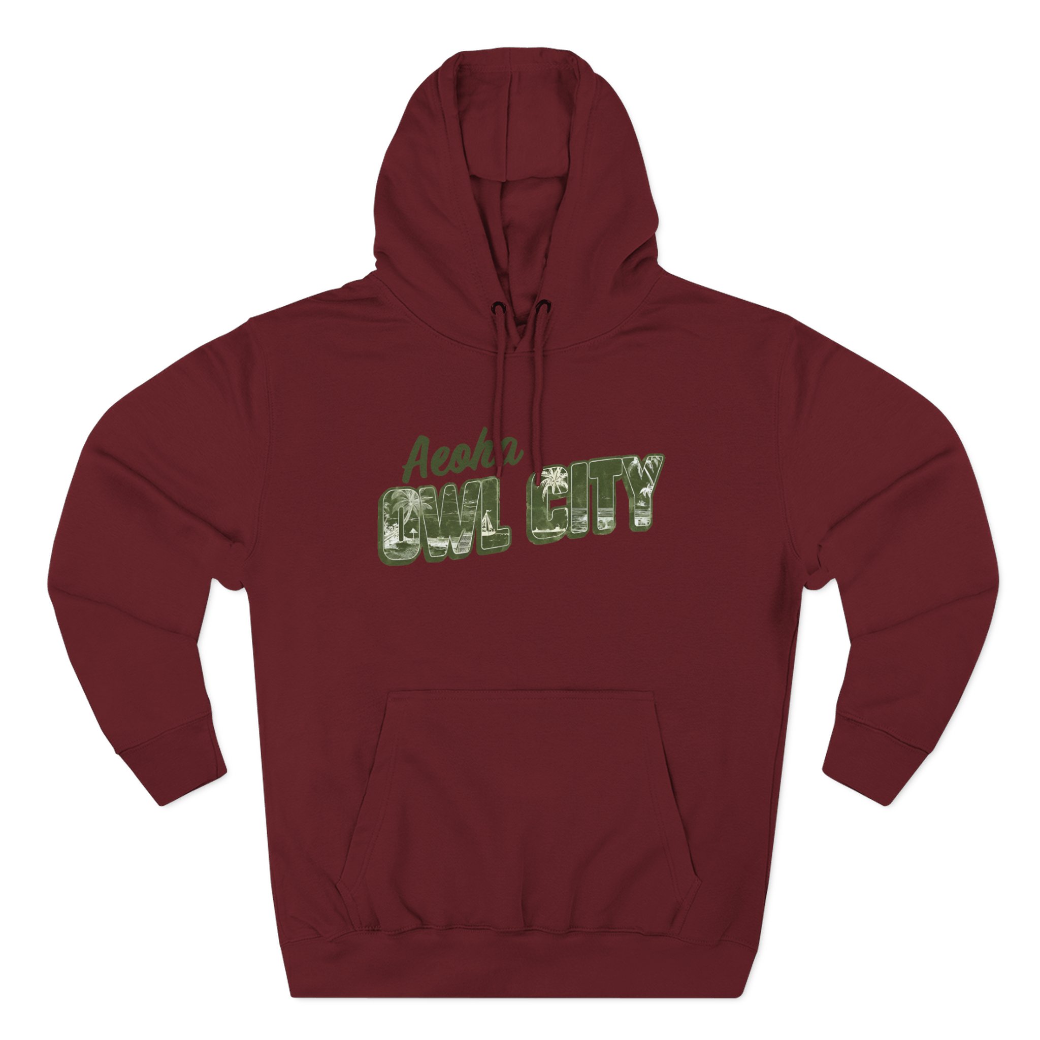 Owl City Three-Panel Fleece Hoodie