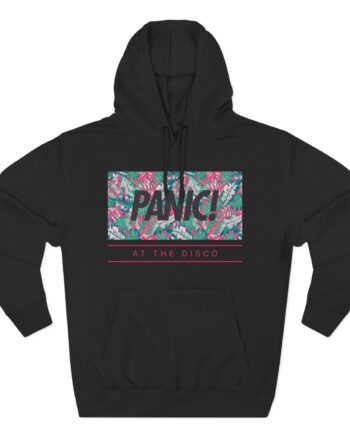 Panic at the Disco Floral Three-Panel Fleece Hoodie