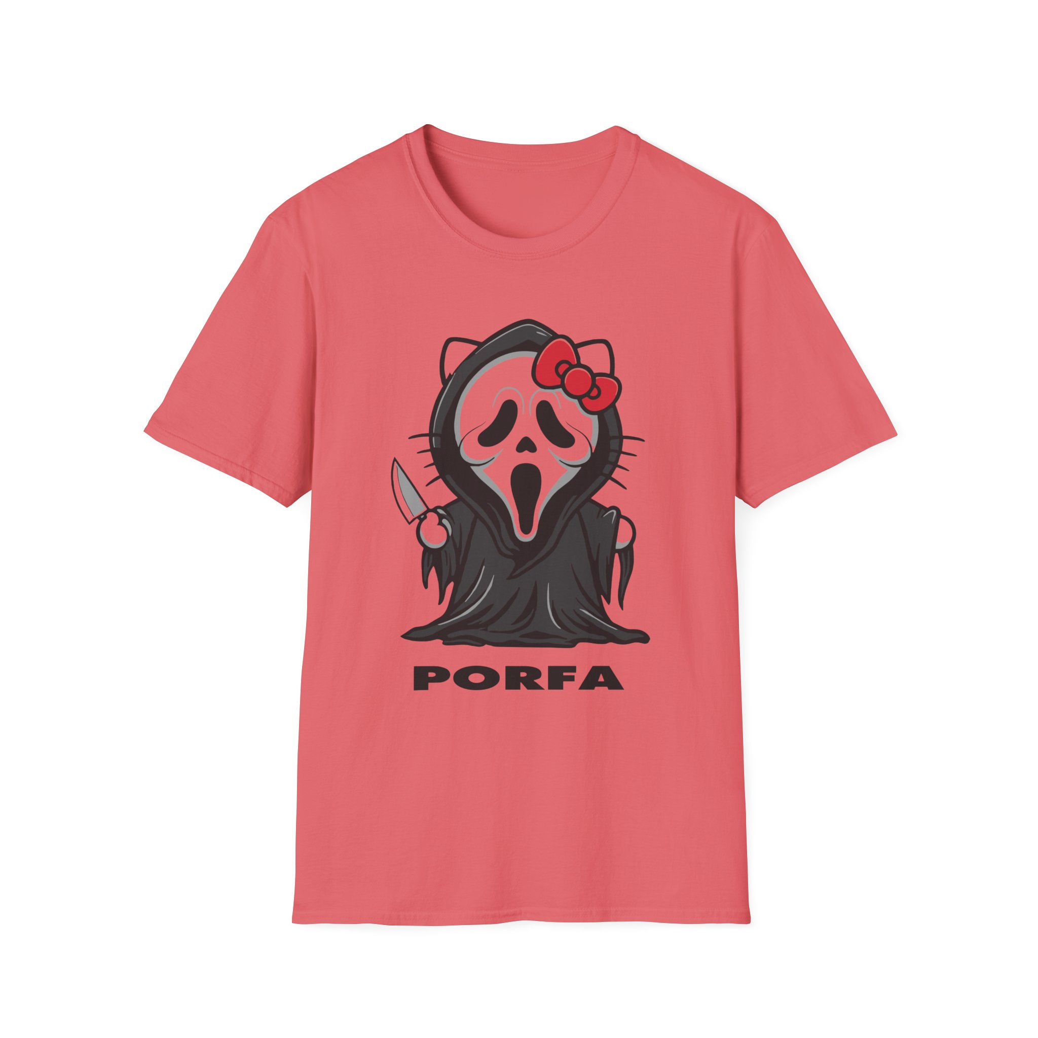 Porfa Scream Halloween Unisex Softstyle T-Shirt
