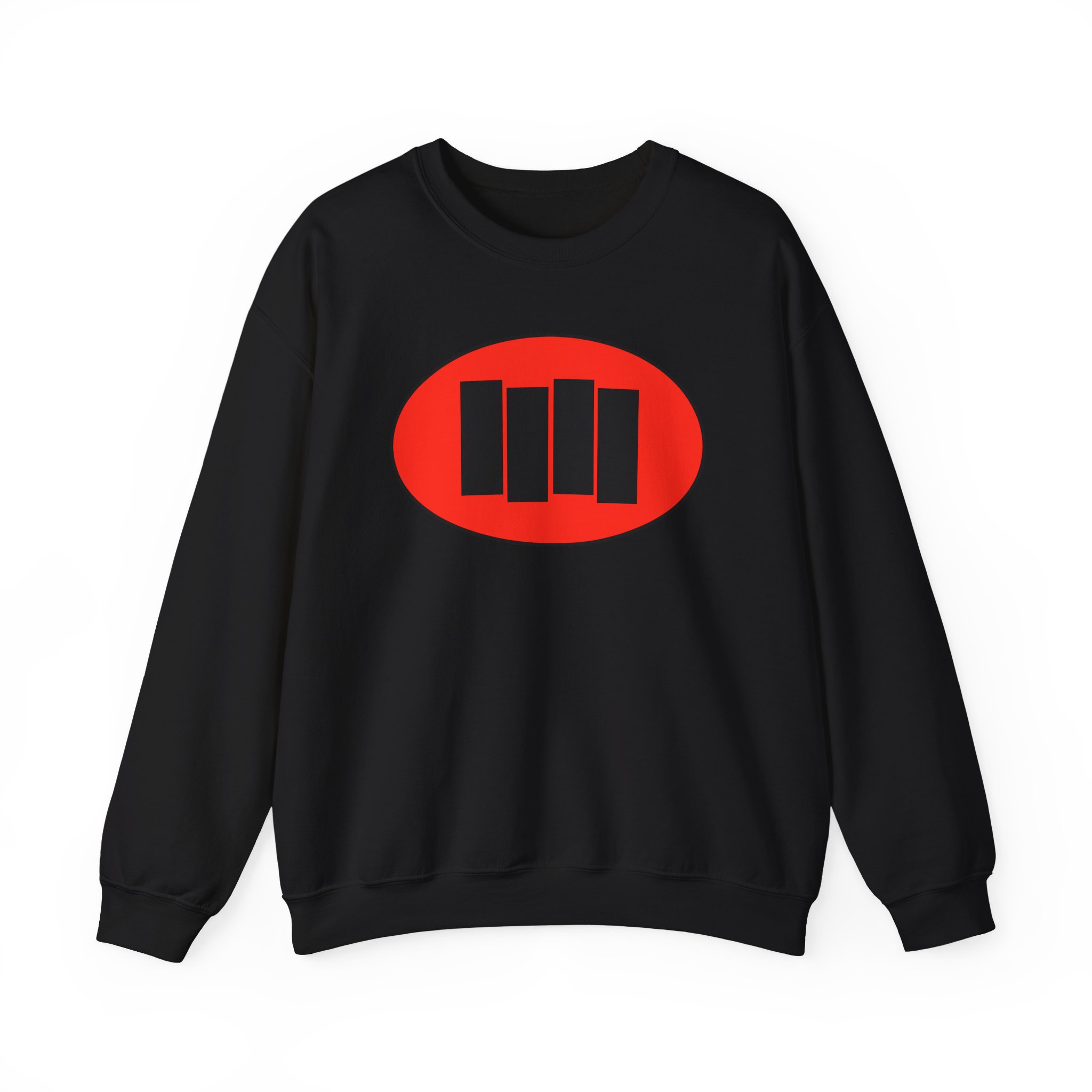 Black Flag Oval Bars Unisex Heavy Blendâ„¢ Crewneck Sweatshirt
