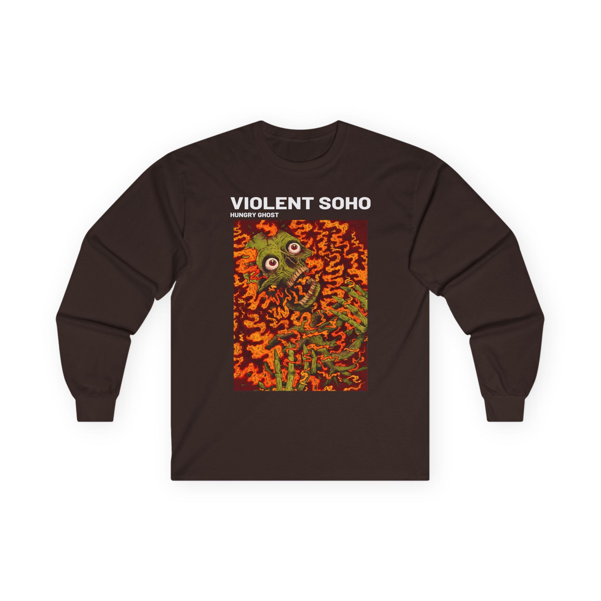 Unisex Ultra Cotton Violent Soho Hungry Ghost Long Sleeve Tee