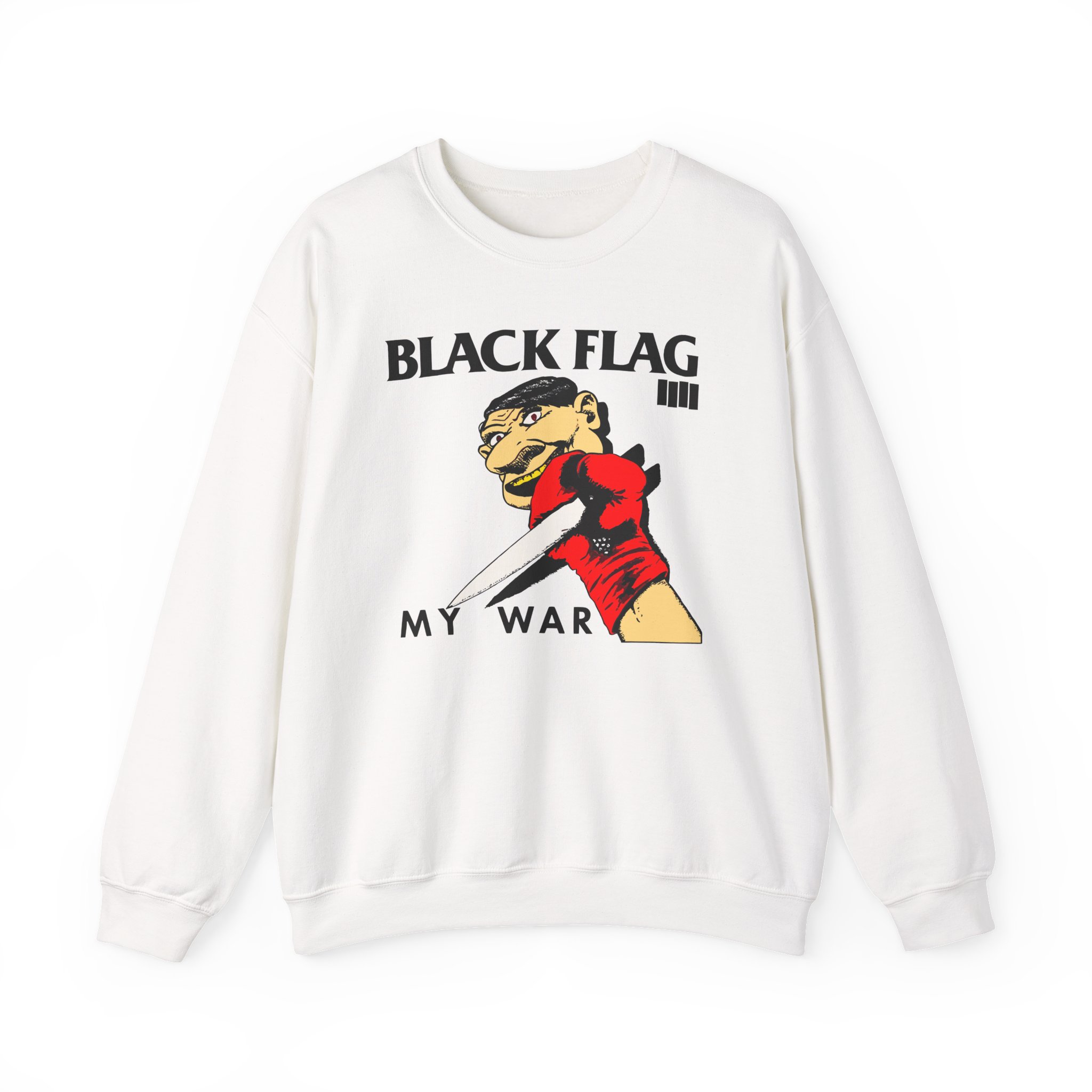 Black Flag My War Unisex Heavy Blendâ„¢ Crewneck Sweatshirt