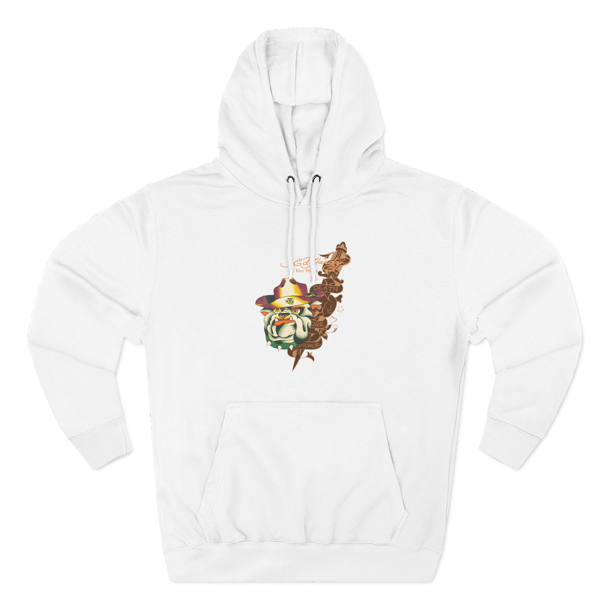 Kim Petras Bulldog Boxy Three-Panel Fleece Hoodie