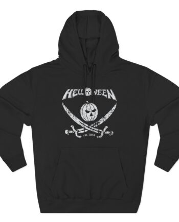 Helloween Pirate Pumpkin Three-Panel Fleece Hoodie