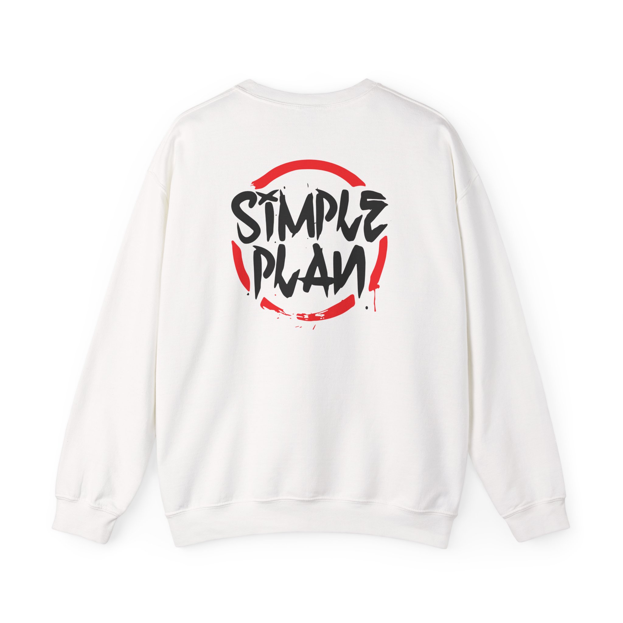Simple Plan Circle Splat Unisex Heavy Blendâ„¢ Crewneck Sweatshirt