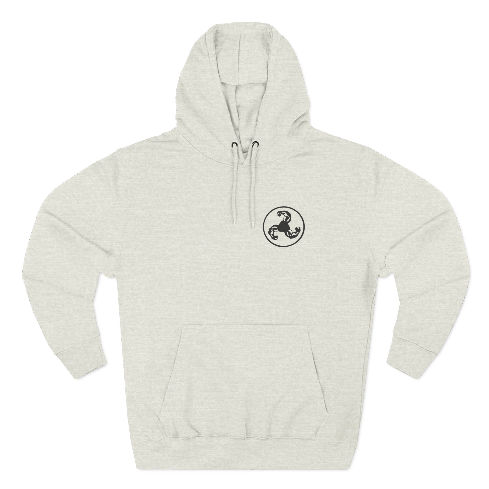 Bicep Logo Three-Panel Fleece Hoodie