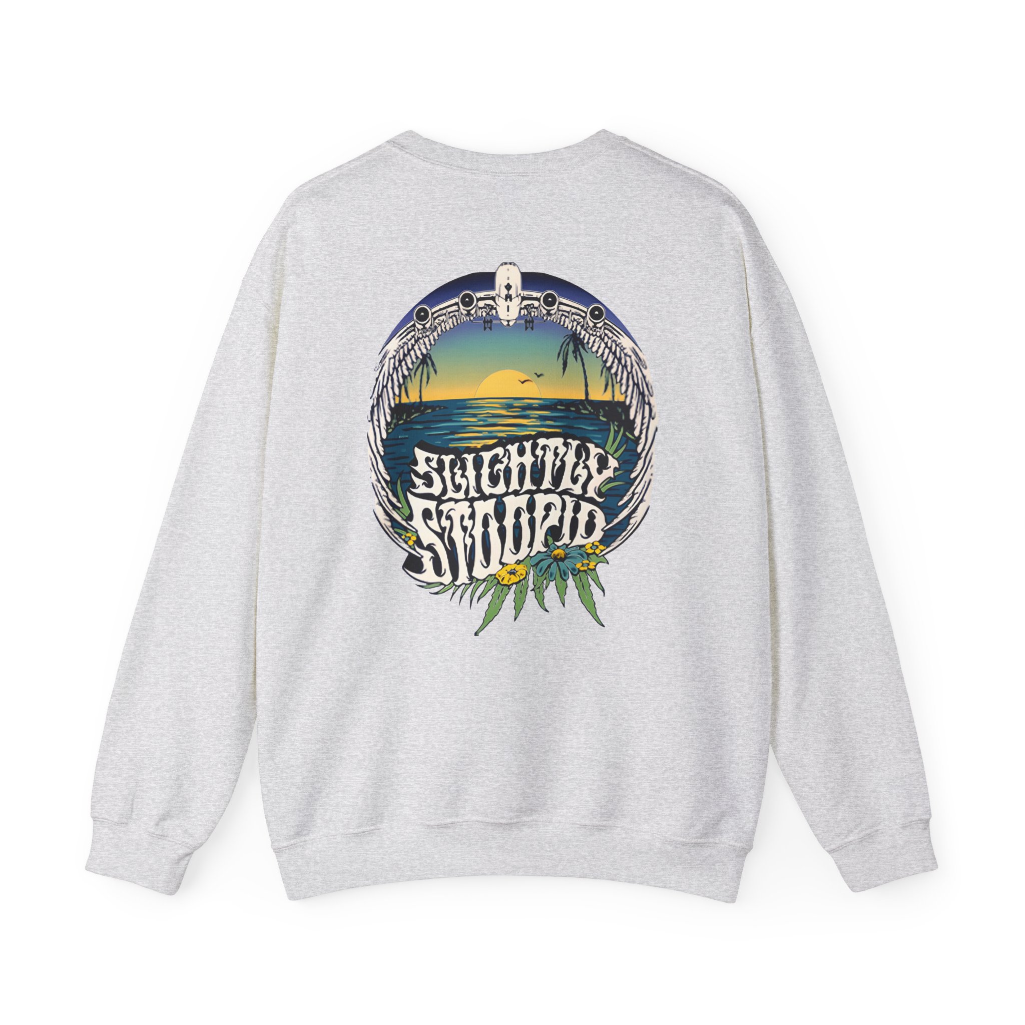 Slightly Stoopid Up on a Plane Unisex Heavy Blendâ„¢ Crewneck Sweatshirt