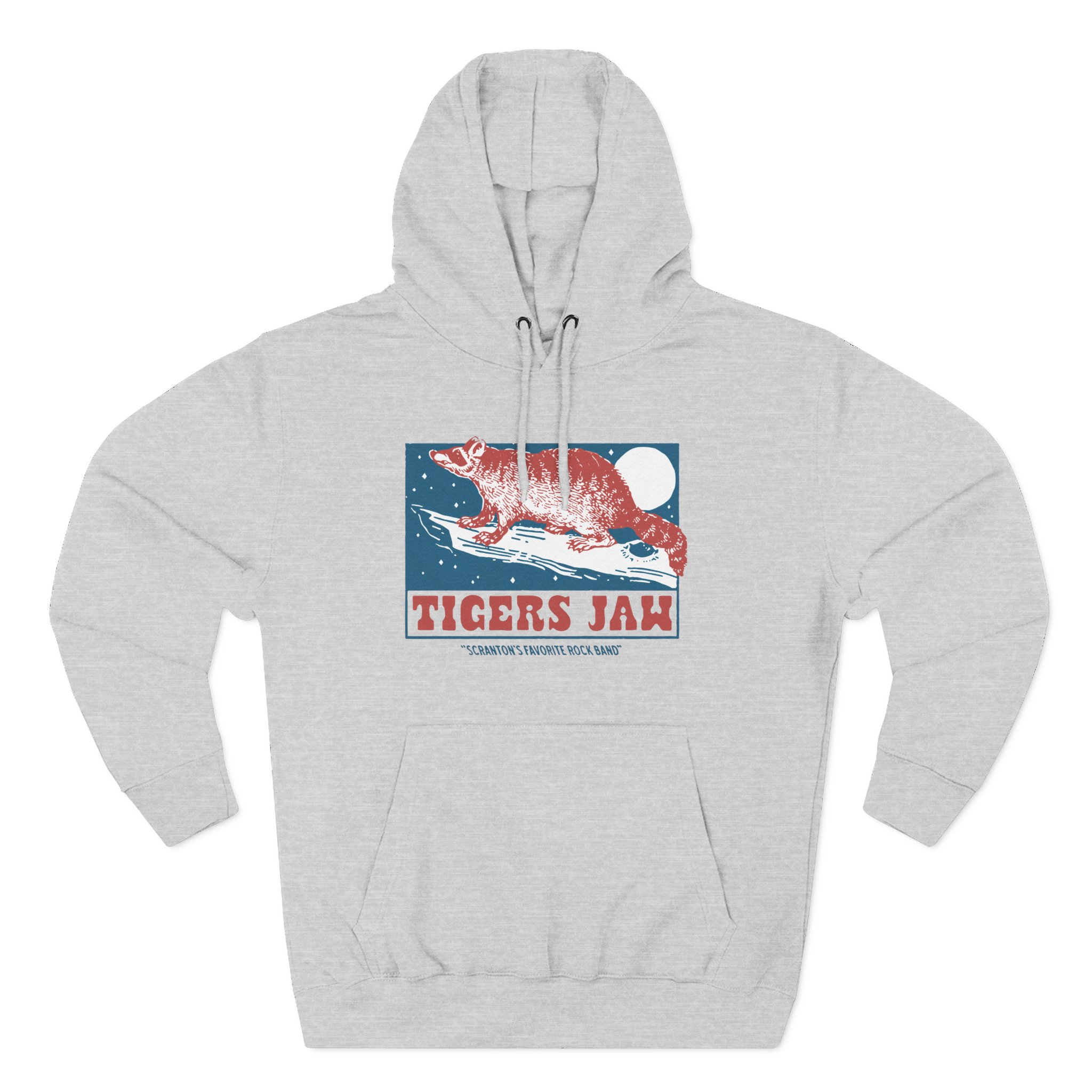 Tigers Jaw Raccoon Three-Panel Fleece Hoodie