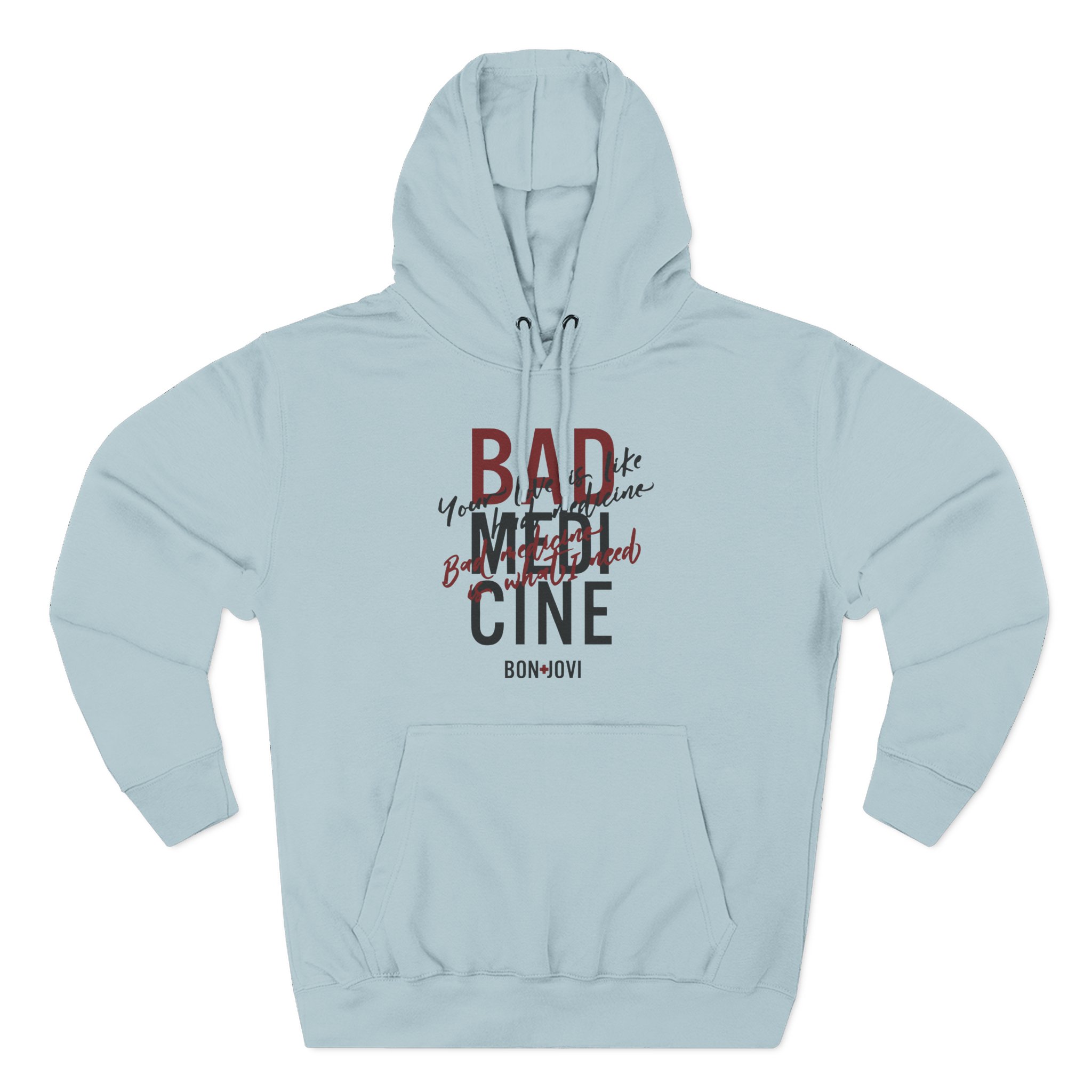 Bon Jovi Bad Medicine Three-Panel Fleece Hoodie