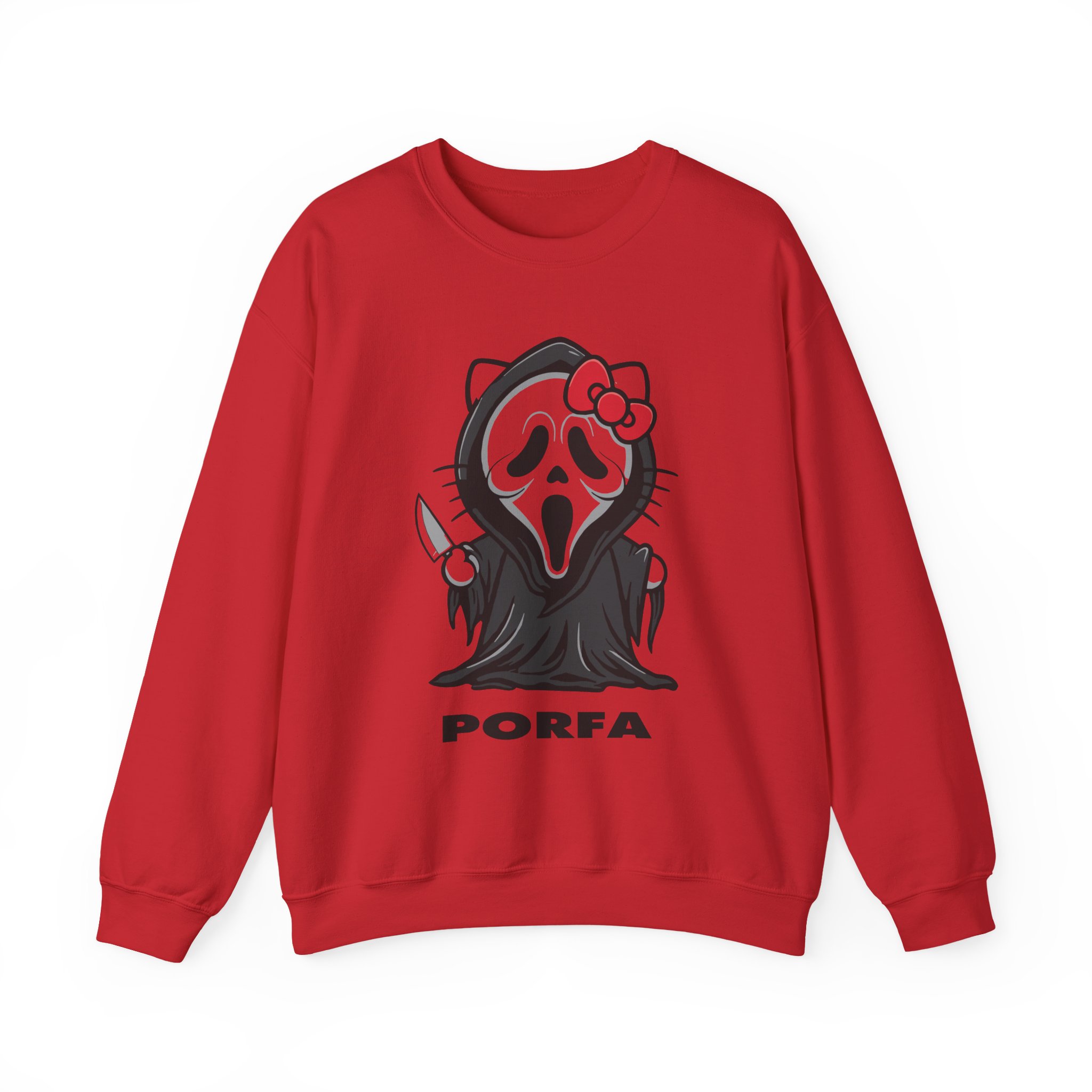 Porfa Scream Halloween Unisex Heavy Blendâ„¢ Crewneck Sweatshirt