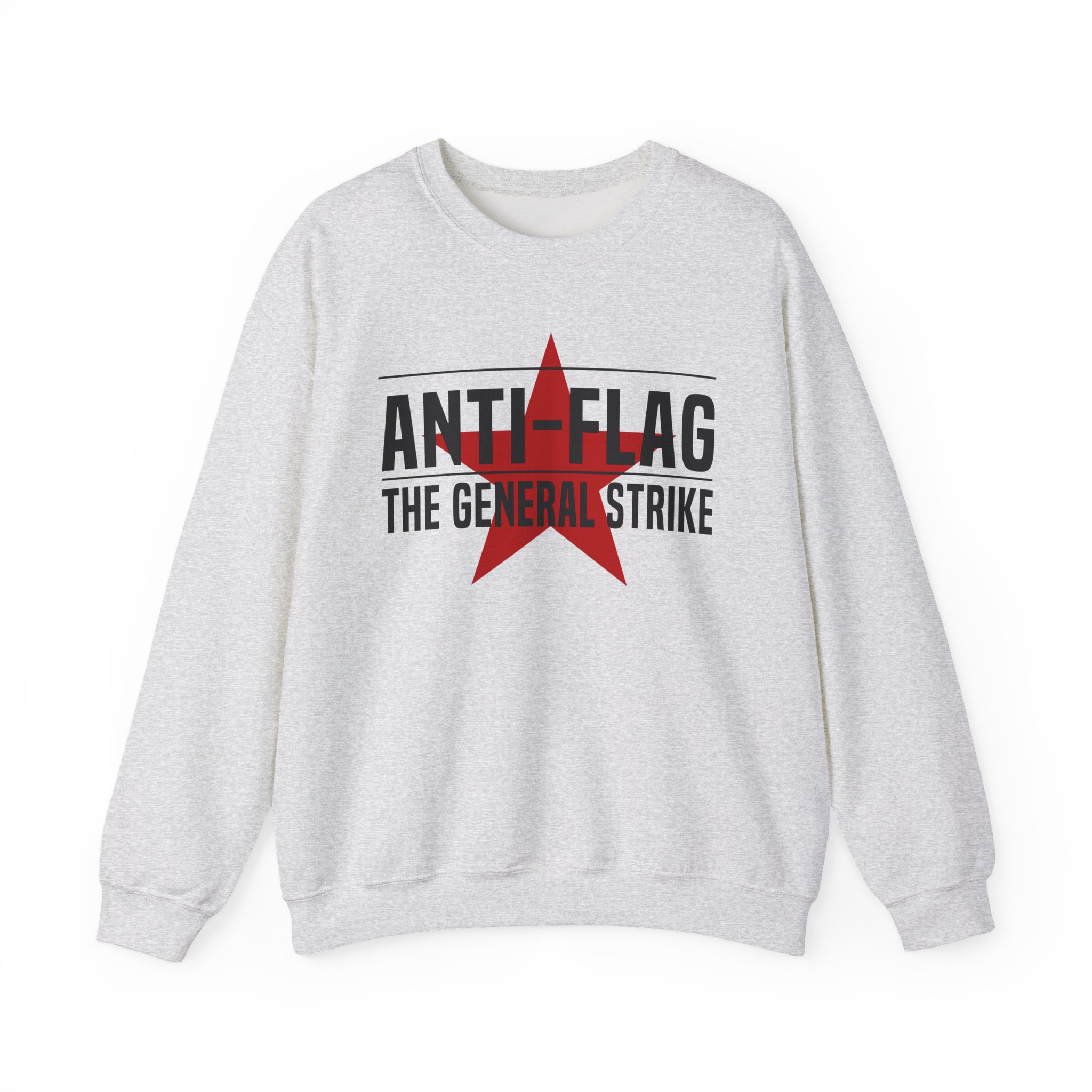 Anti Flag the General Strike Unisex Heavy Blendâ„¢ Crewneck Sweatshirt