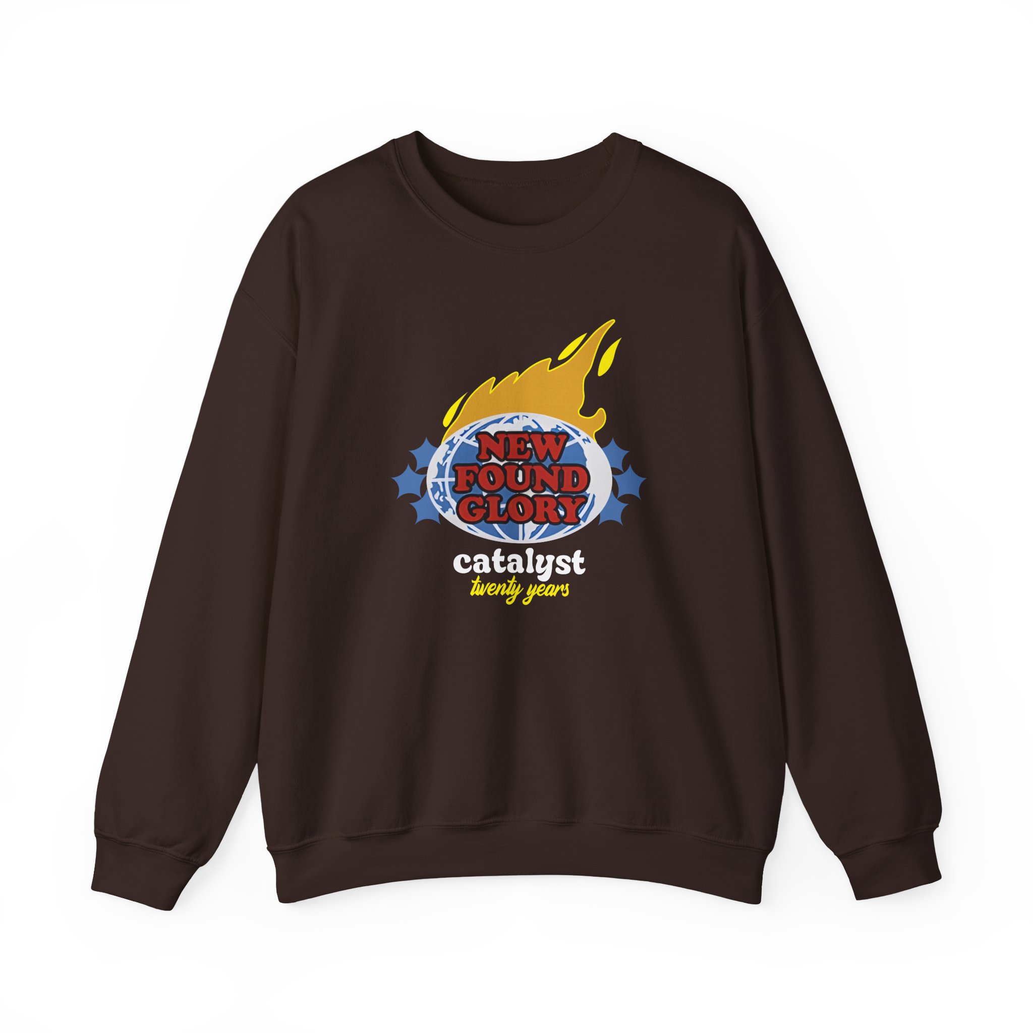 New Found Glory It’s All Downhill From Here Flame Unisex Heavy Blend™ Crewneck Sweatshirt