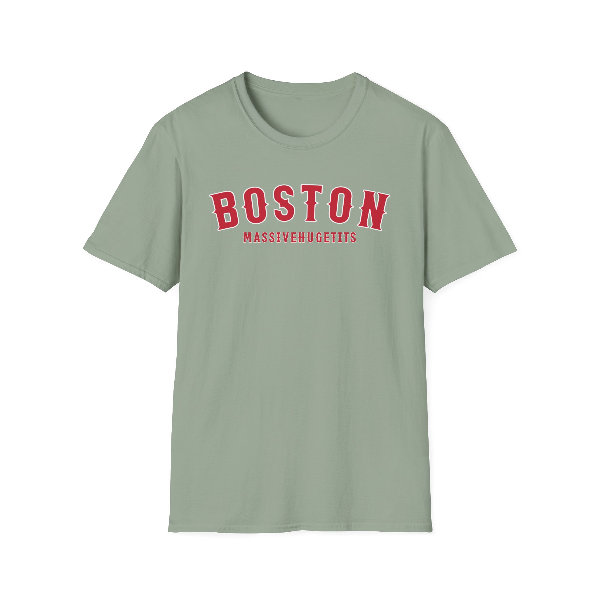 Ymh Boston Massivehugetits Unisex Softstyle T-Shirt