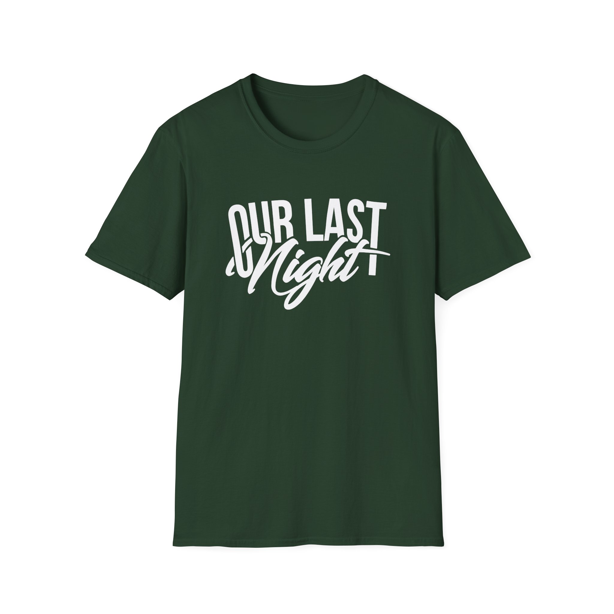 Our Last Night Script Unisex Softstyle T-Shirt
